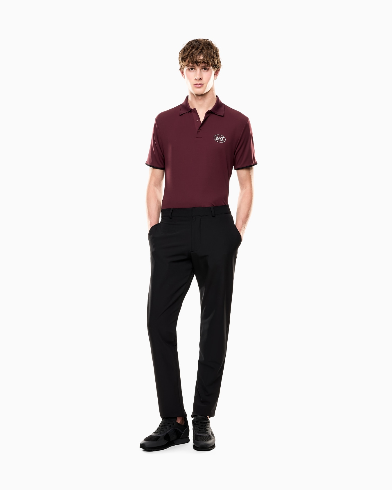 Golf Pro short-sleeved polo shirt in VENTUS7 technical fabric Slide 1