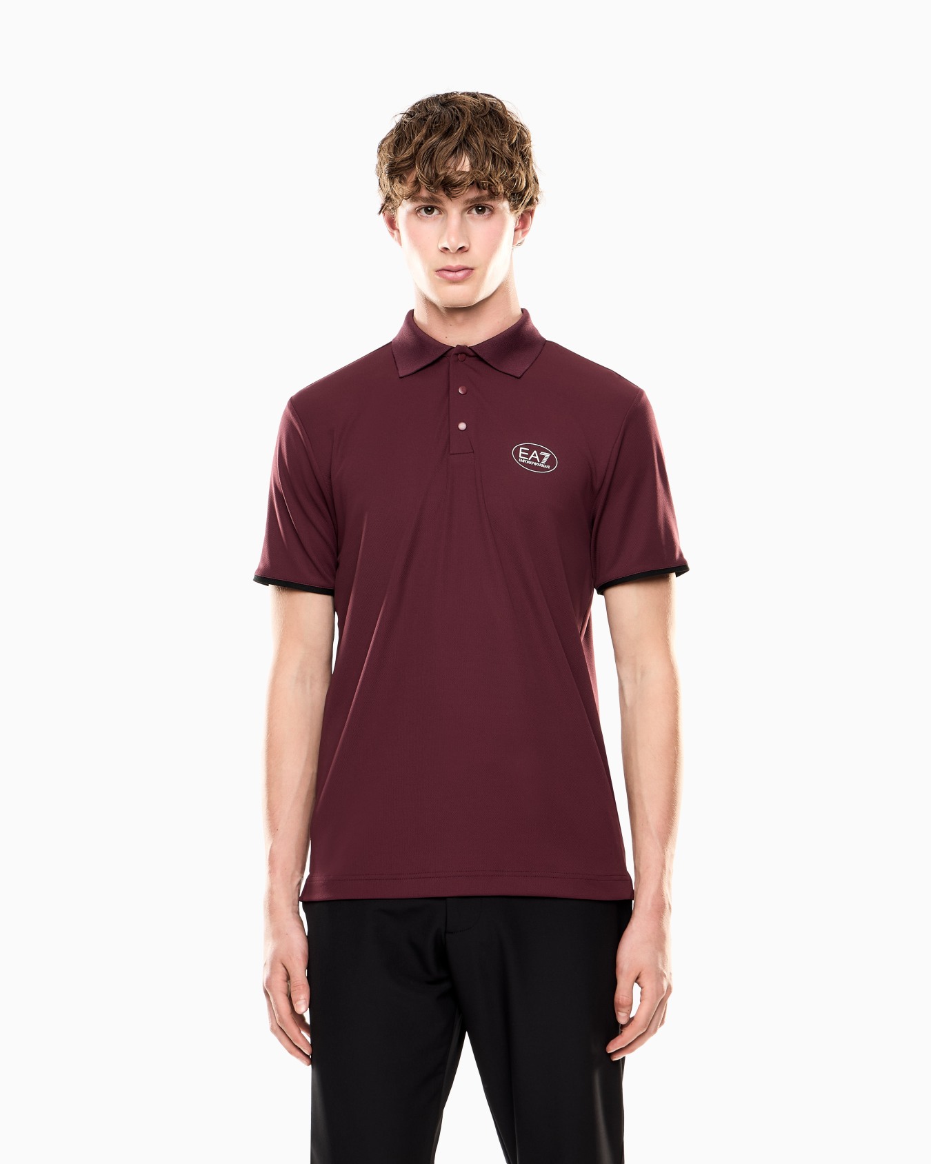 Golf Pro short-sleeved polo shirt in VENTUS7 technical fabric Slide 3
