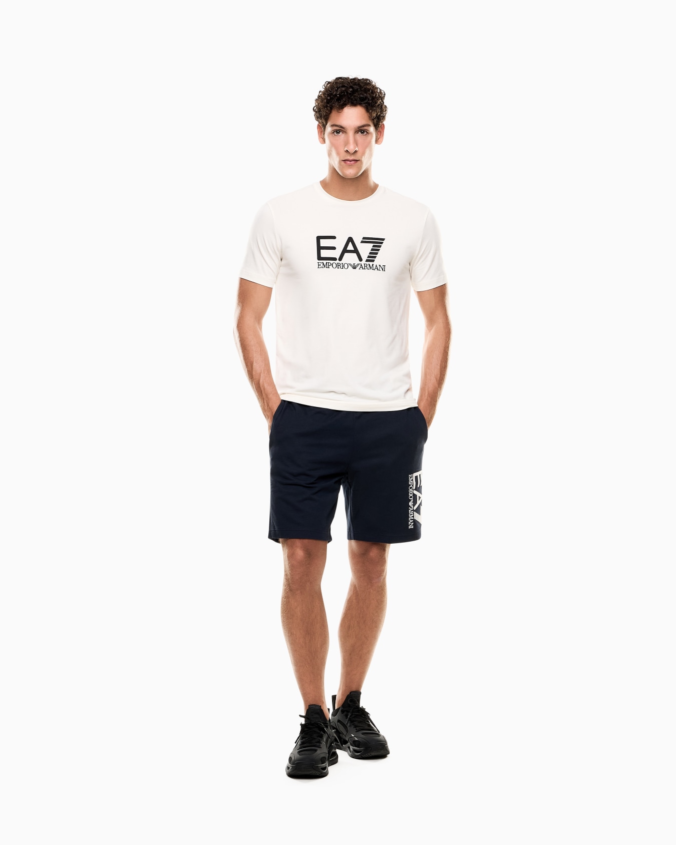 Camiseta de manga corta de punto elástico de algodón Visibility Diapositiva 1