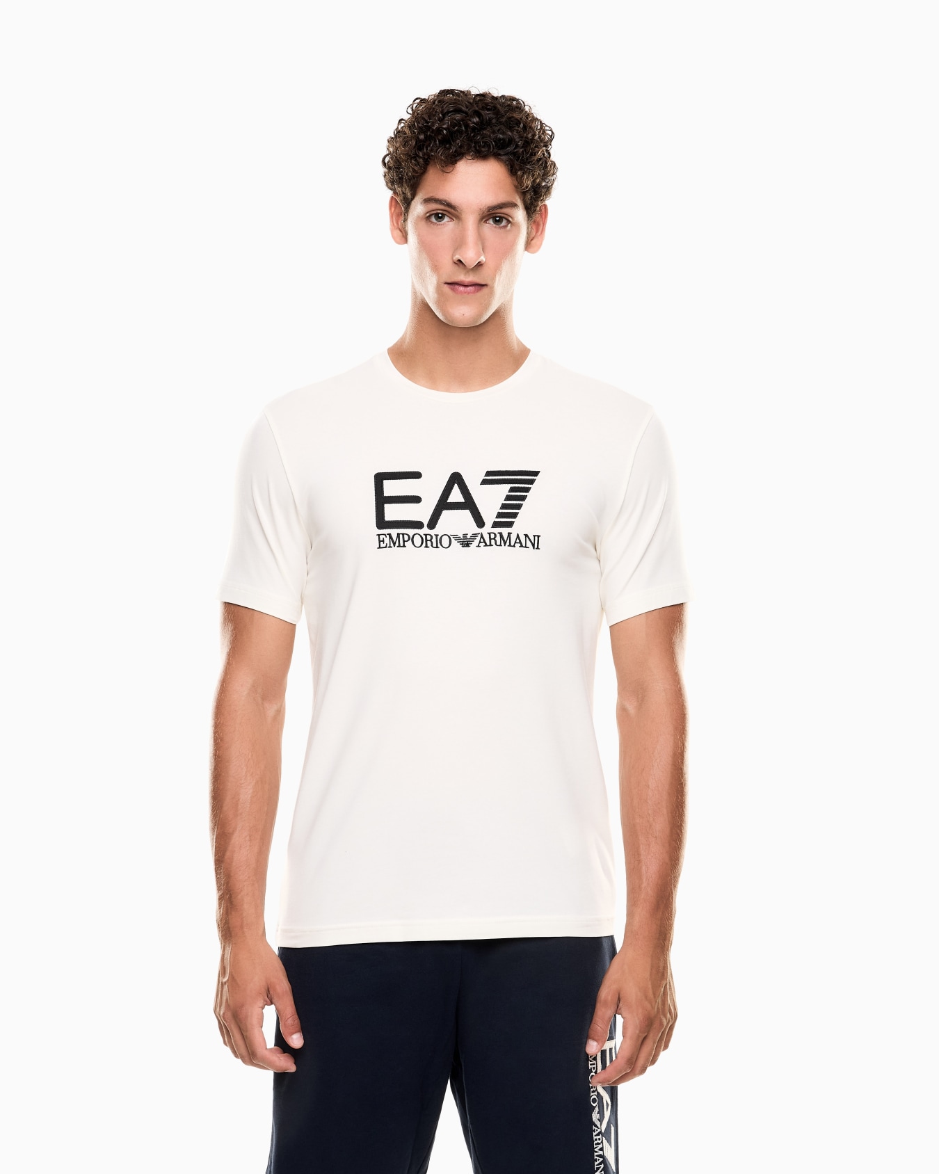 Camiseta de manga corta de punto elástico de algodón Visibility Diapositiva 3
