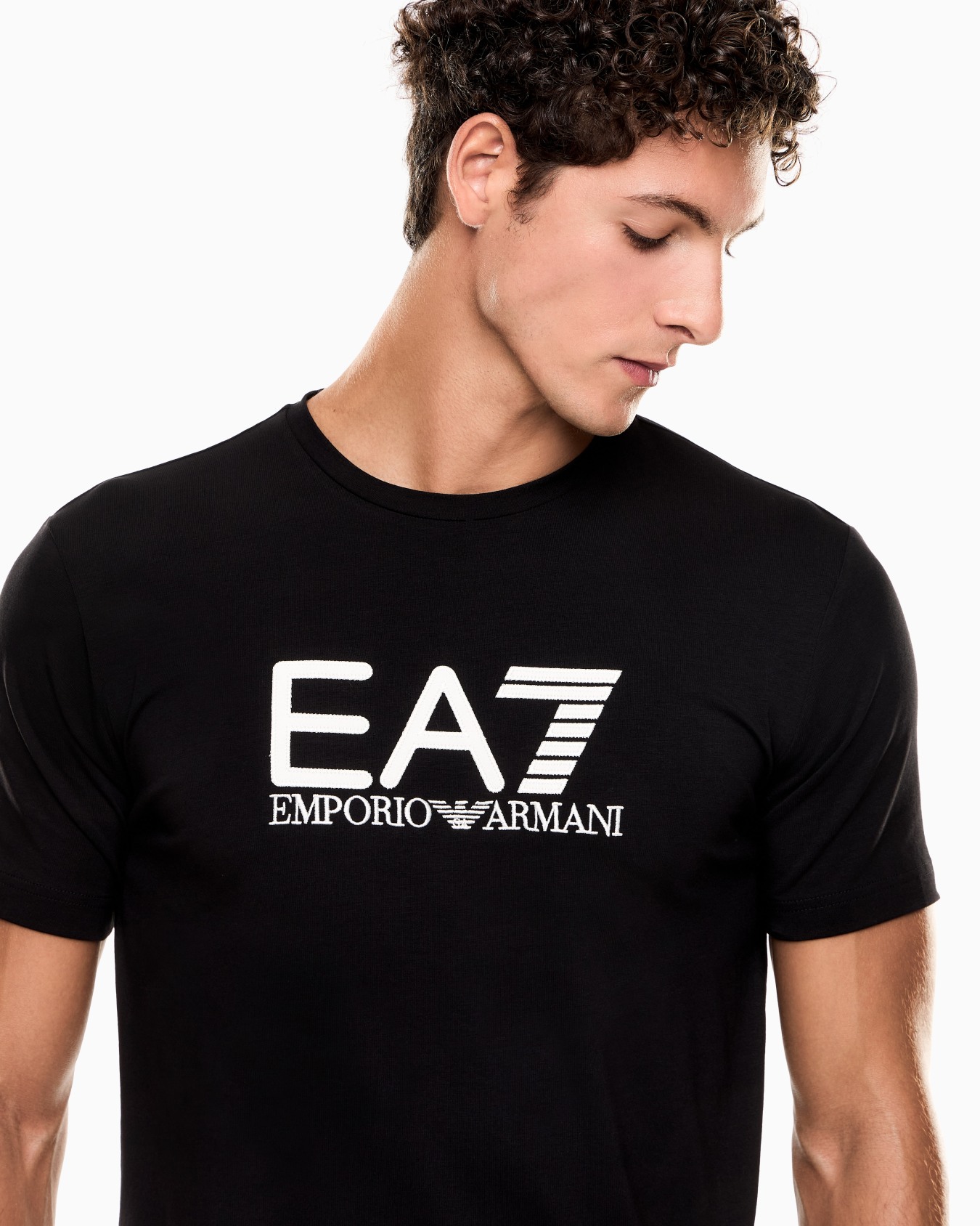 Visibility short-sleeved T-shirt in cotton stretch jersey Slide 4
