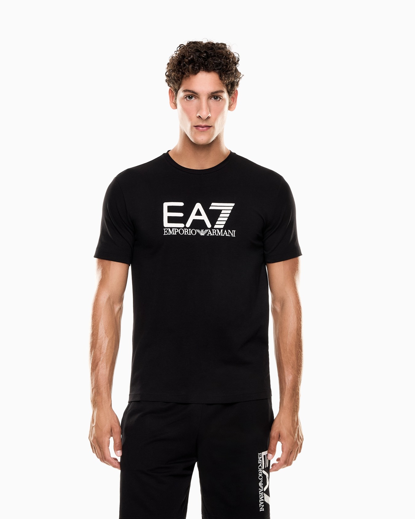 Visibility short-sleeved T-shirt in cotton stretch jersey Slide 3