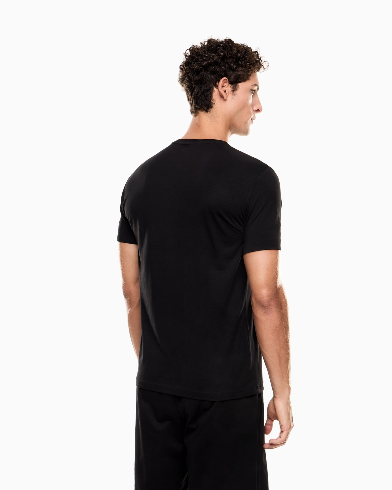 Visibility short-sleeved T-shirt in cotton stretch jersey Slide 2