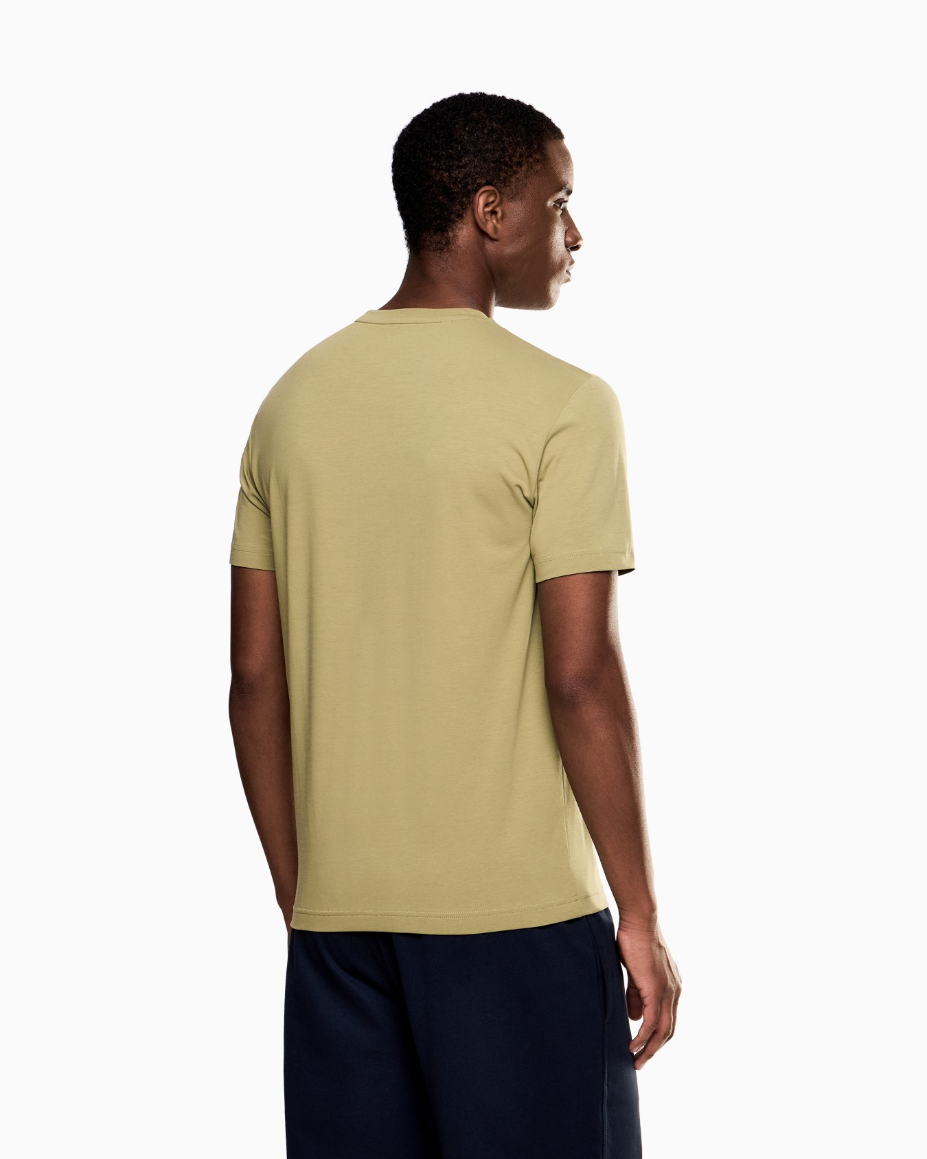 Visibility short-sleeved T-shirt in cotton stretch jersey Slide 2