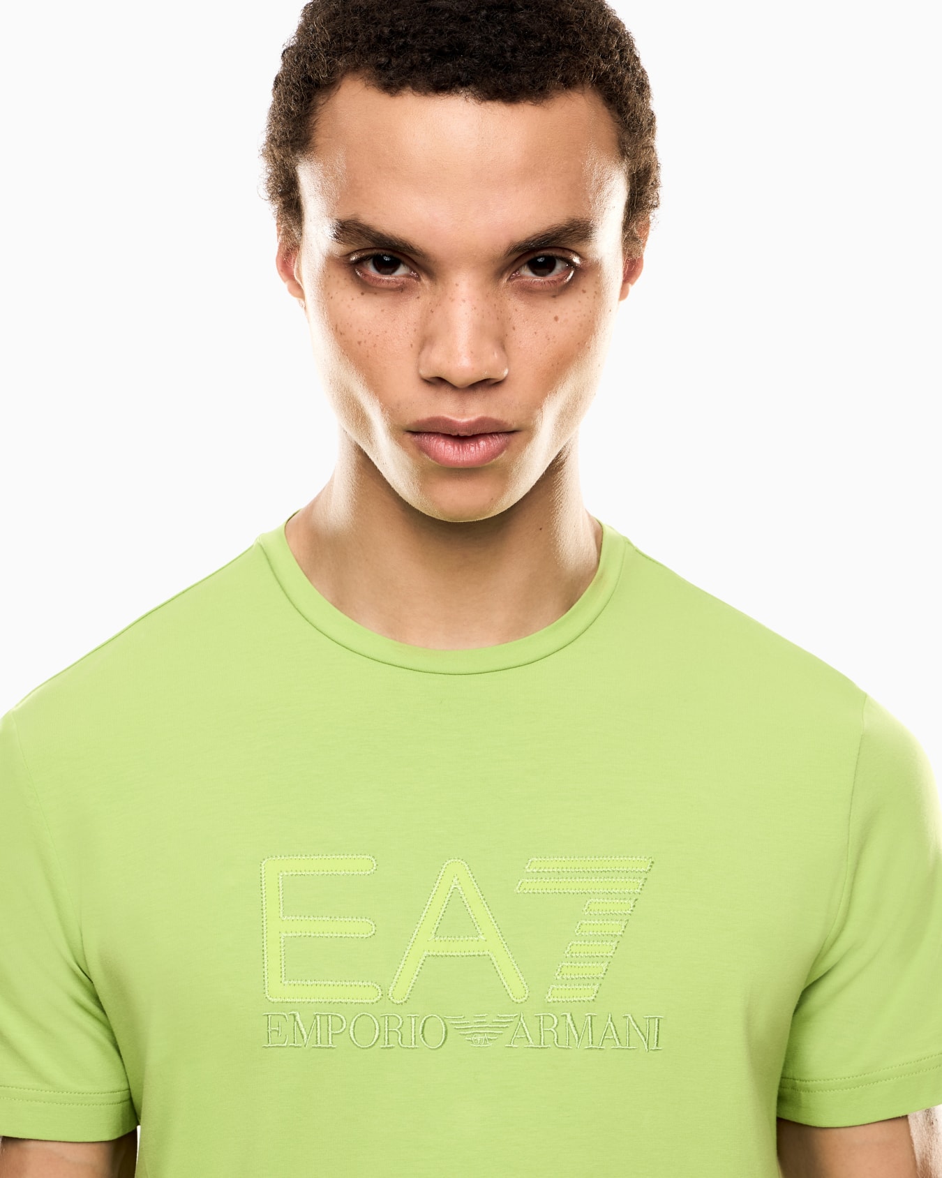 Visibility short-sleeved T-shirt in cotton stretch jersey Slide 4