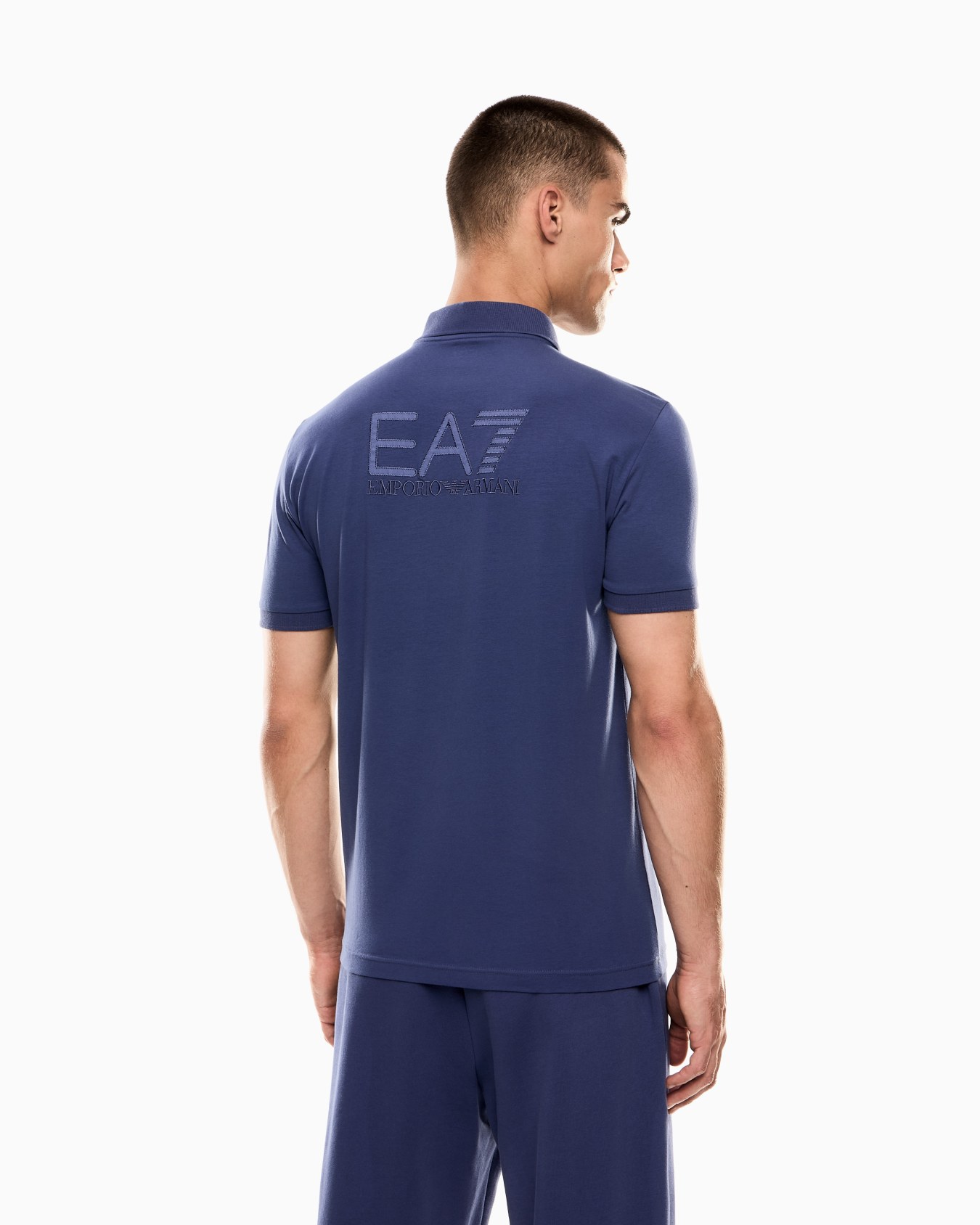 Visibility Poloshirt aus Baumwollstretch-Jersey Folie 2