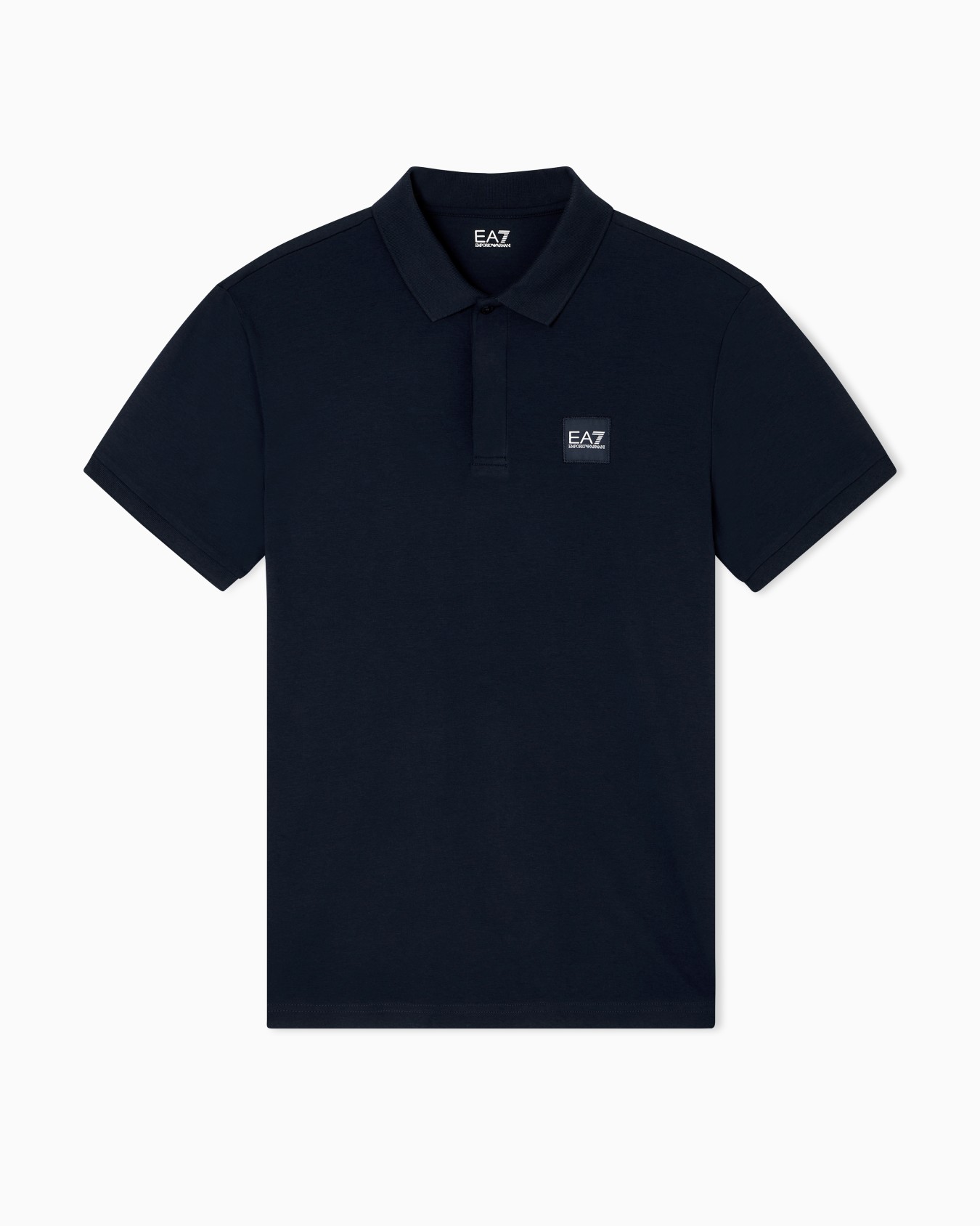 Visibility stretch cotton-jersey polo shirt Slide 0