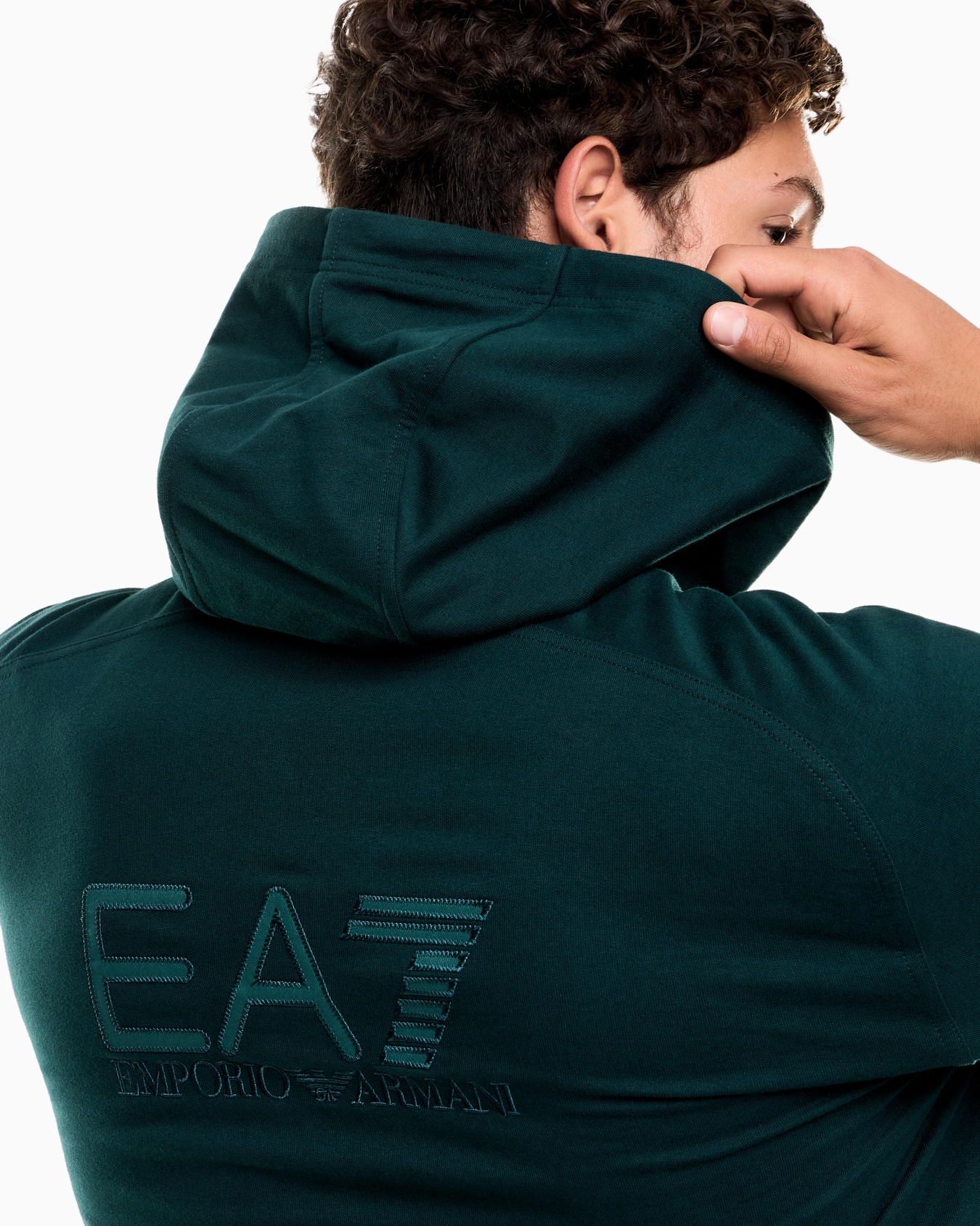 Visibility Sweatshirt mit Kapuze aus Baumwolle Folie 4