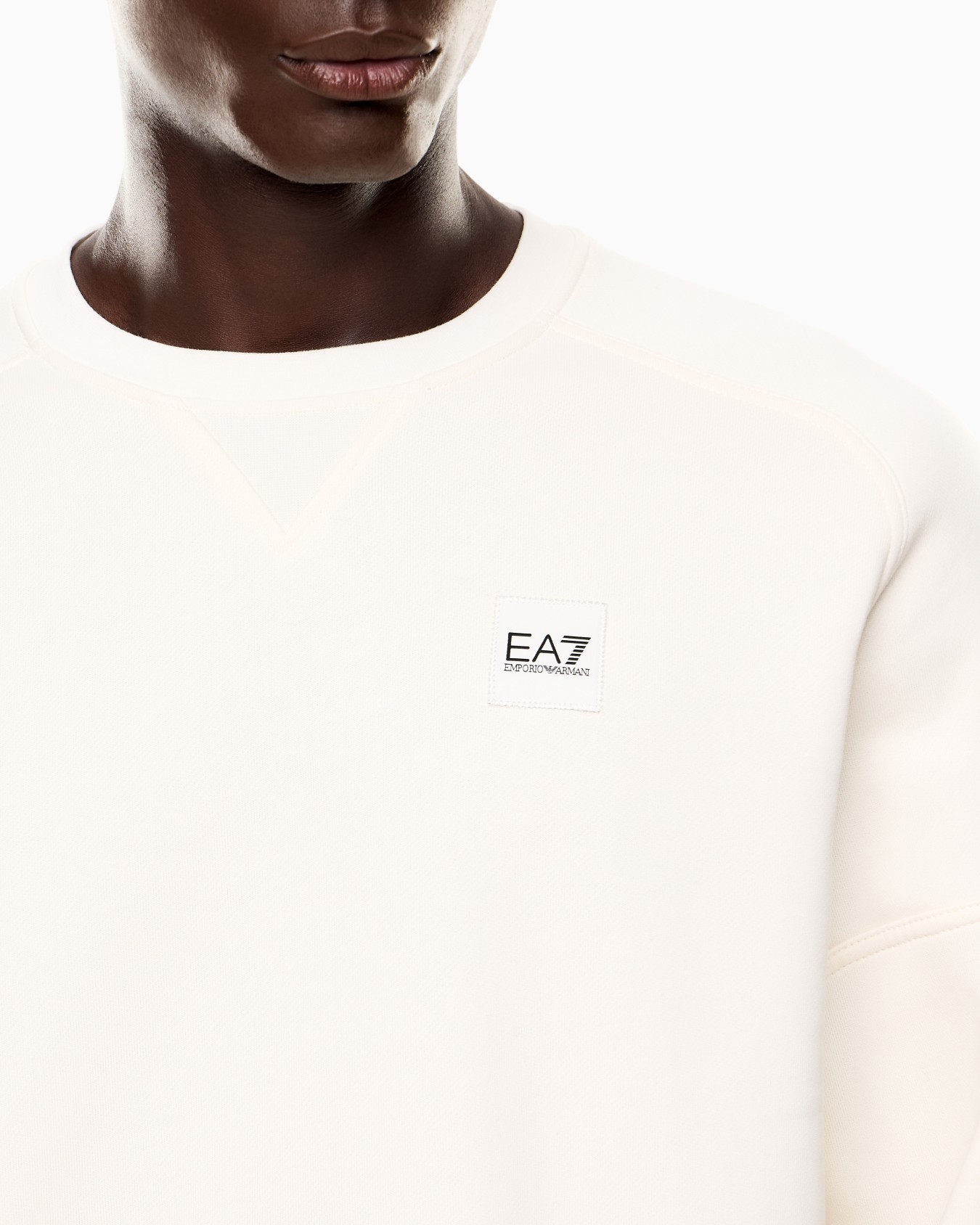 Visibility cotton-blend crew-neck sweatshirt Slide 4