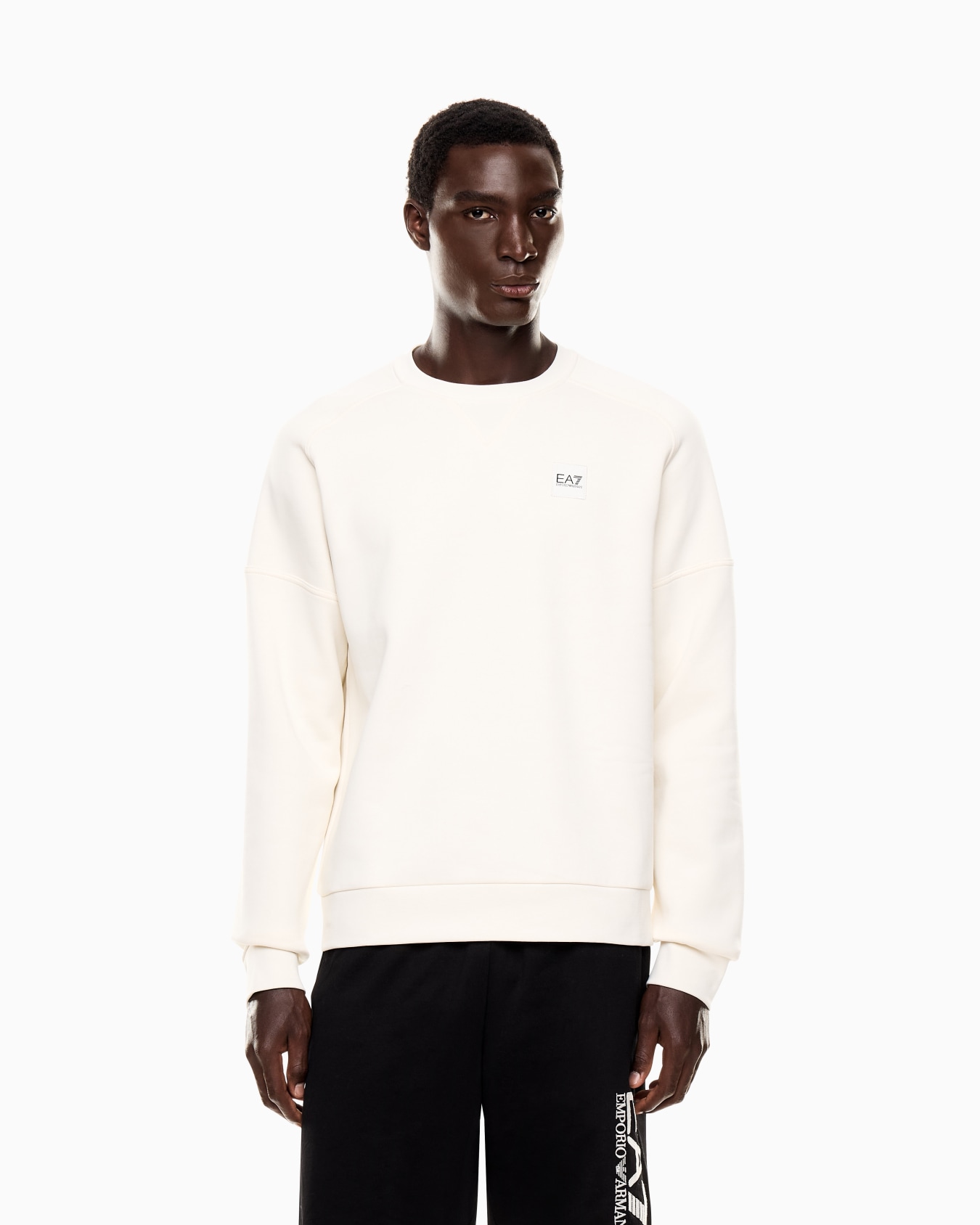 Visibility cotton-blend crew-neck sweatshirt Slide 3
