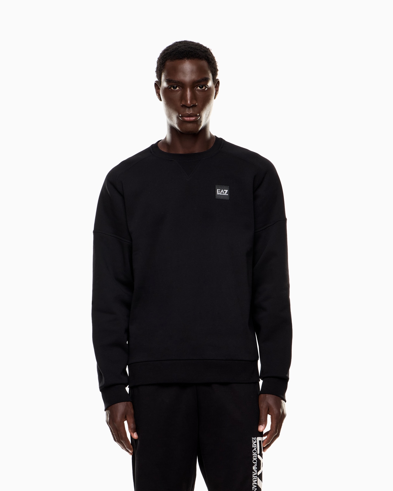 Visibility cotton-blend crew-neck sweatshirt Slide 3