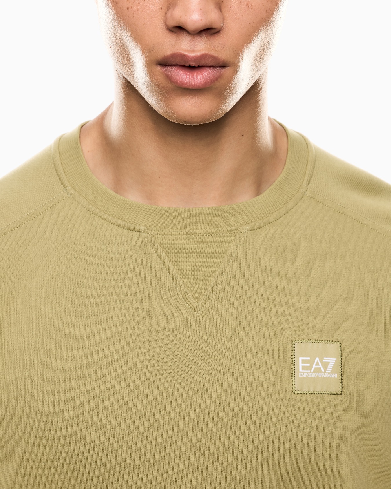 Sudadera de cuello redondo Visibility en mezcla de algodón Diapositiva 4