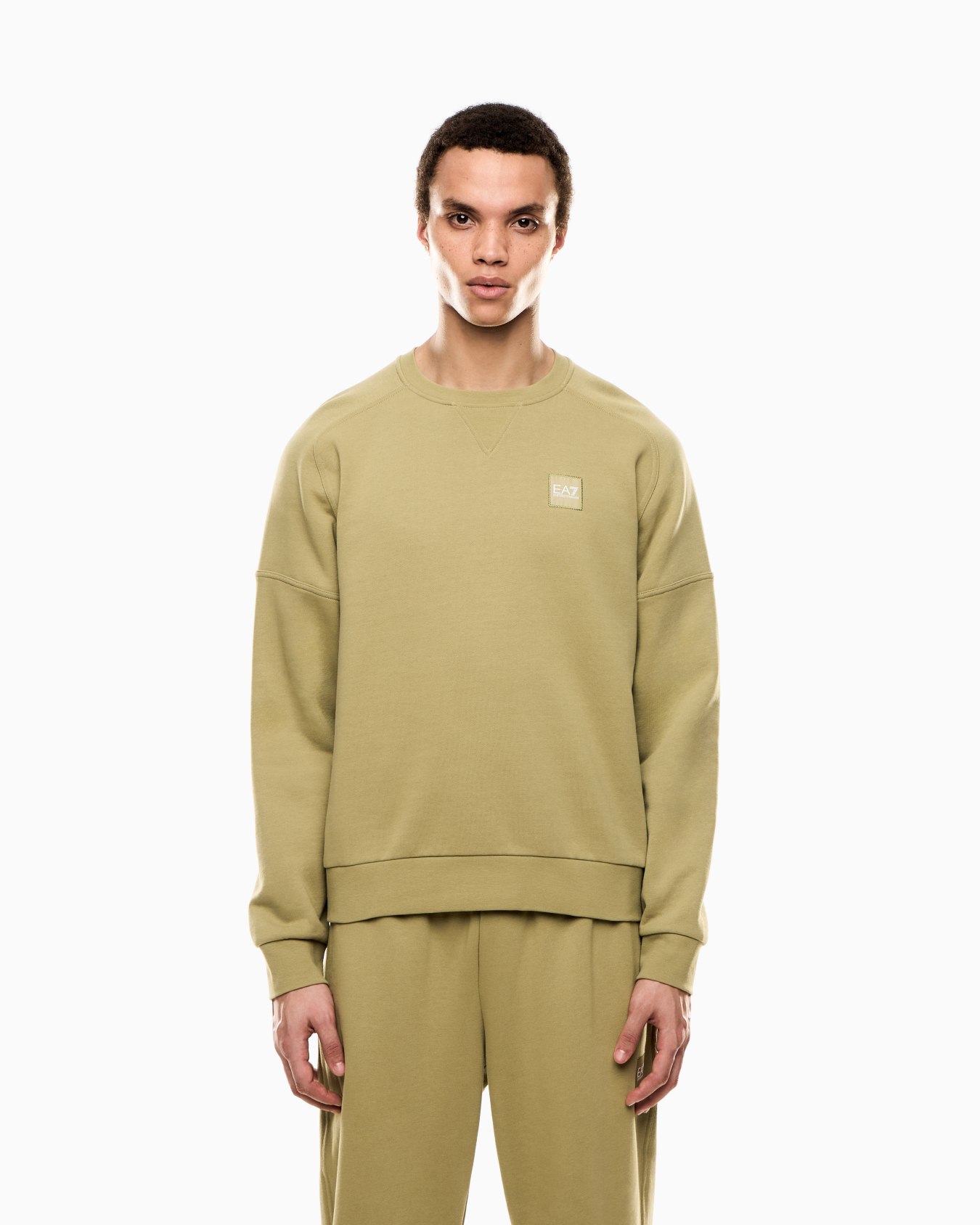 Sudadera de cuello redondo Visibility en mezcla de algodón Diapositiva 3
