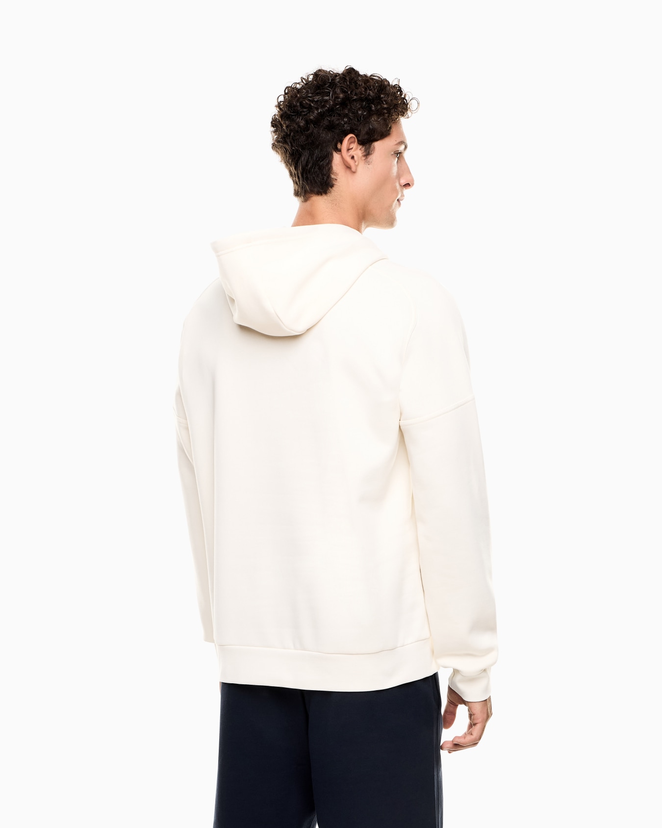 Sweat-shirt à capuche Visibility en mélange de coton Diapositive 2