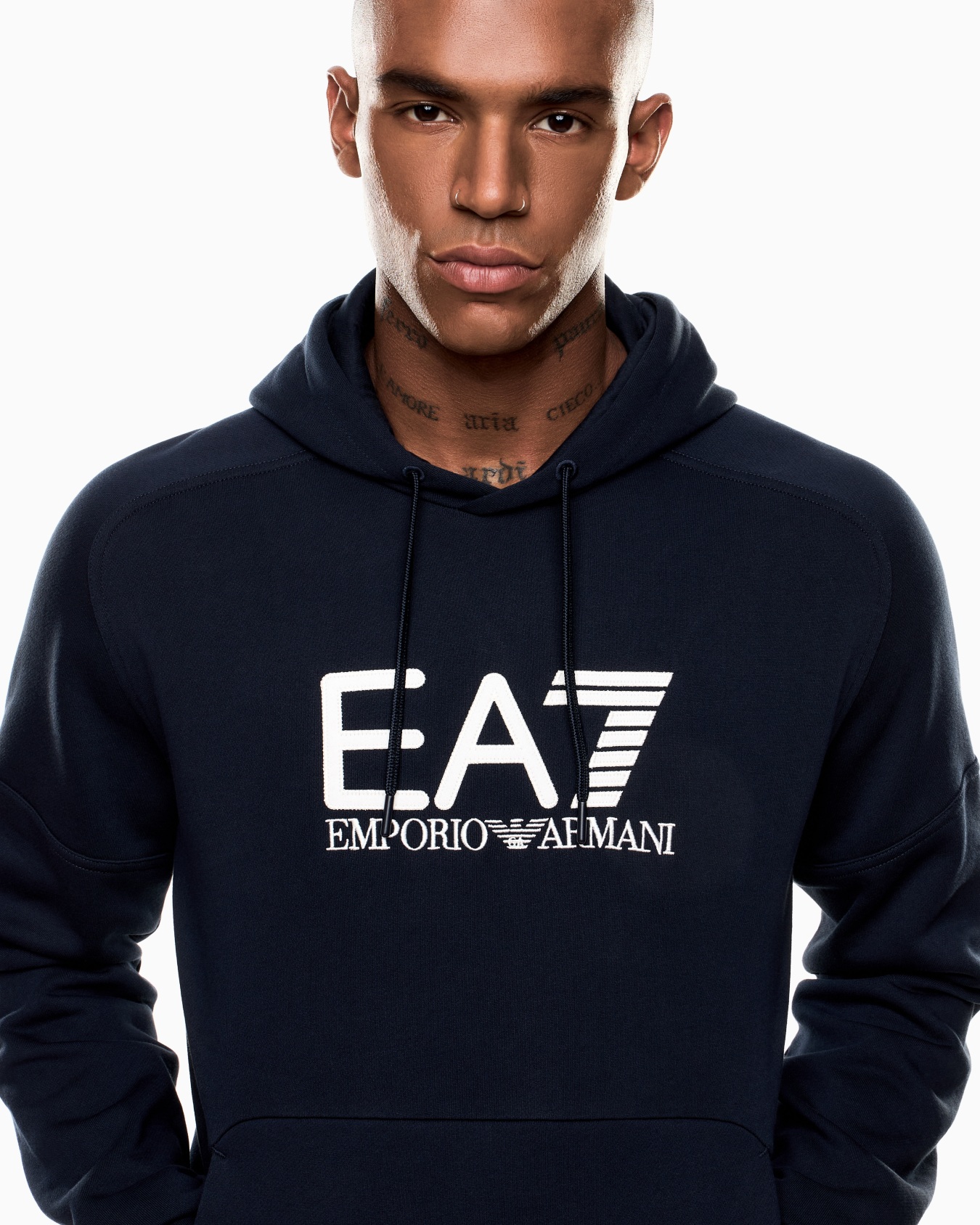 Visibility cotton-blend hooded sweatshirt Slide 4