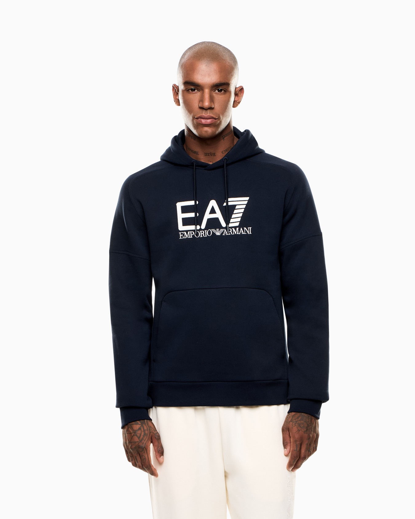 Visibility cotton-blend hooded sweatshirt Slide 3