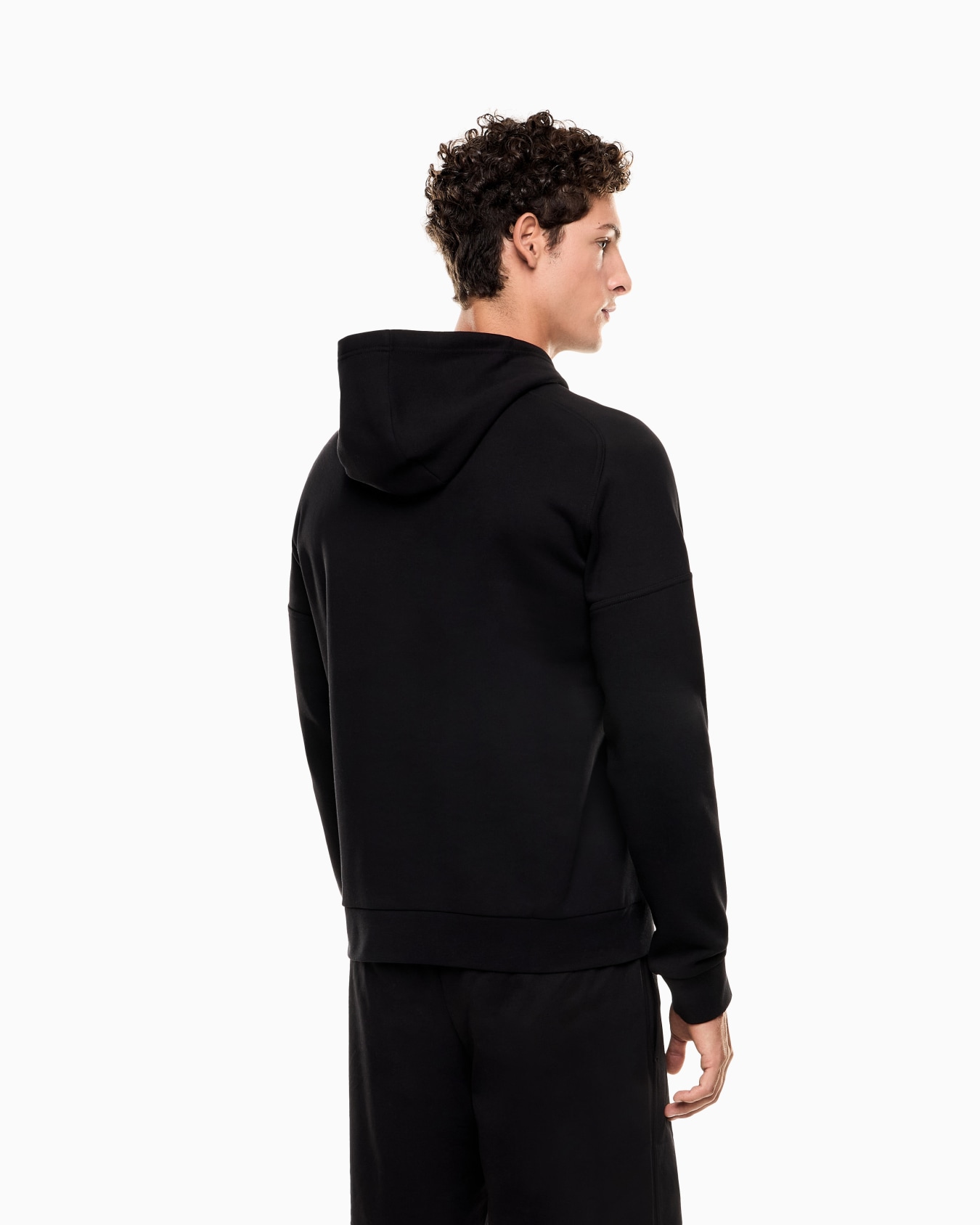 Sweat-shirt à capuche Visibility en mélange de coton Diapositive 2