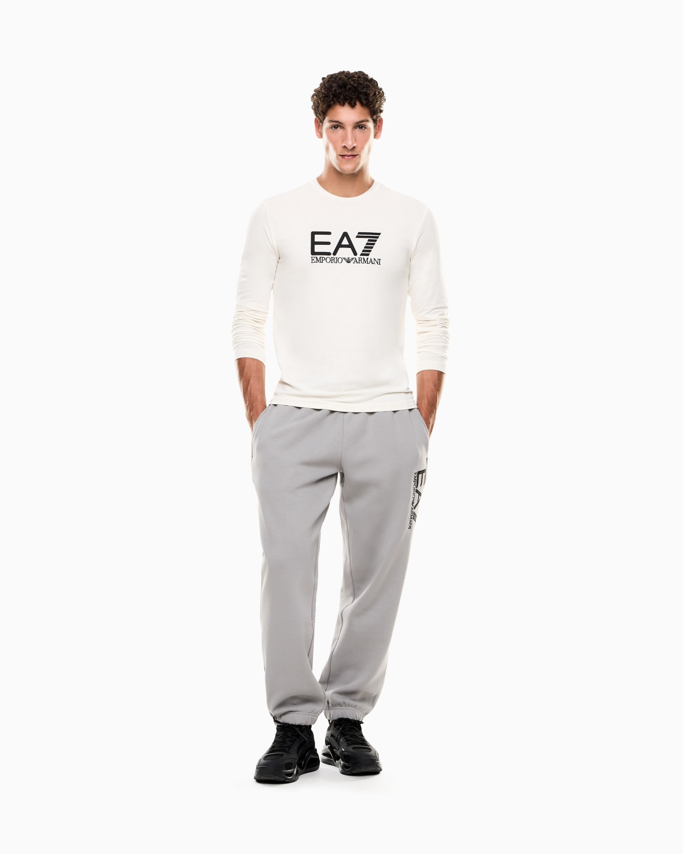 Visibility cotton-blend joggers Slide 1