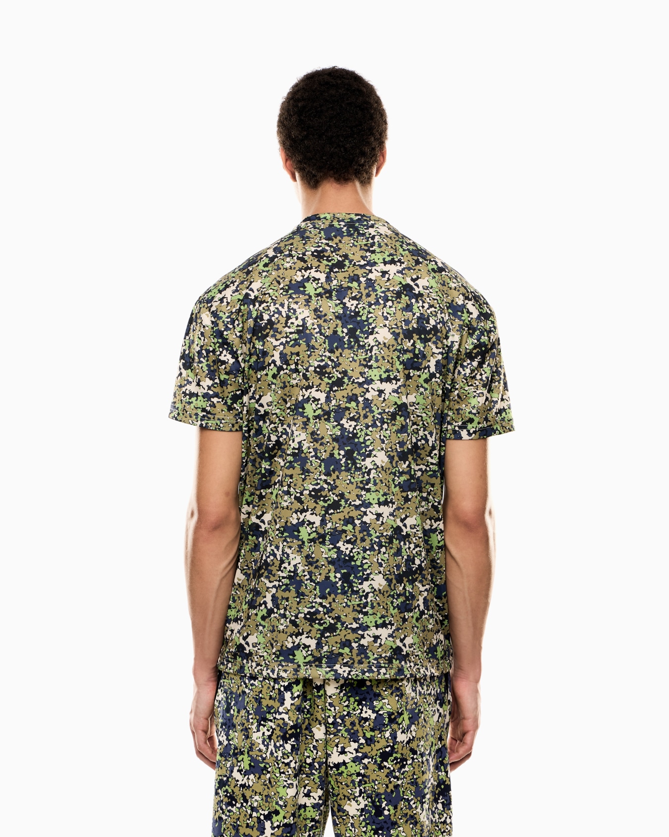 Visibility クルーネックTシャツ ストレッチビスコース混紡 スライドする 2