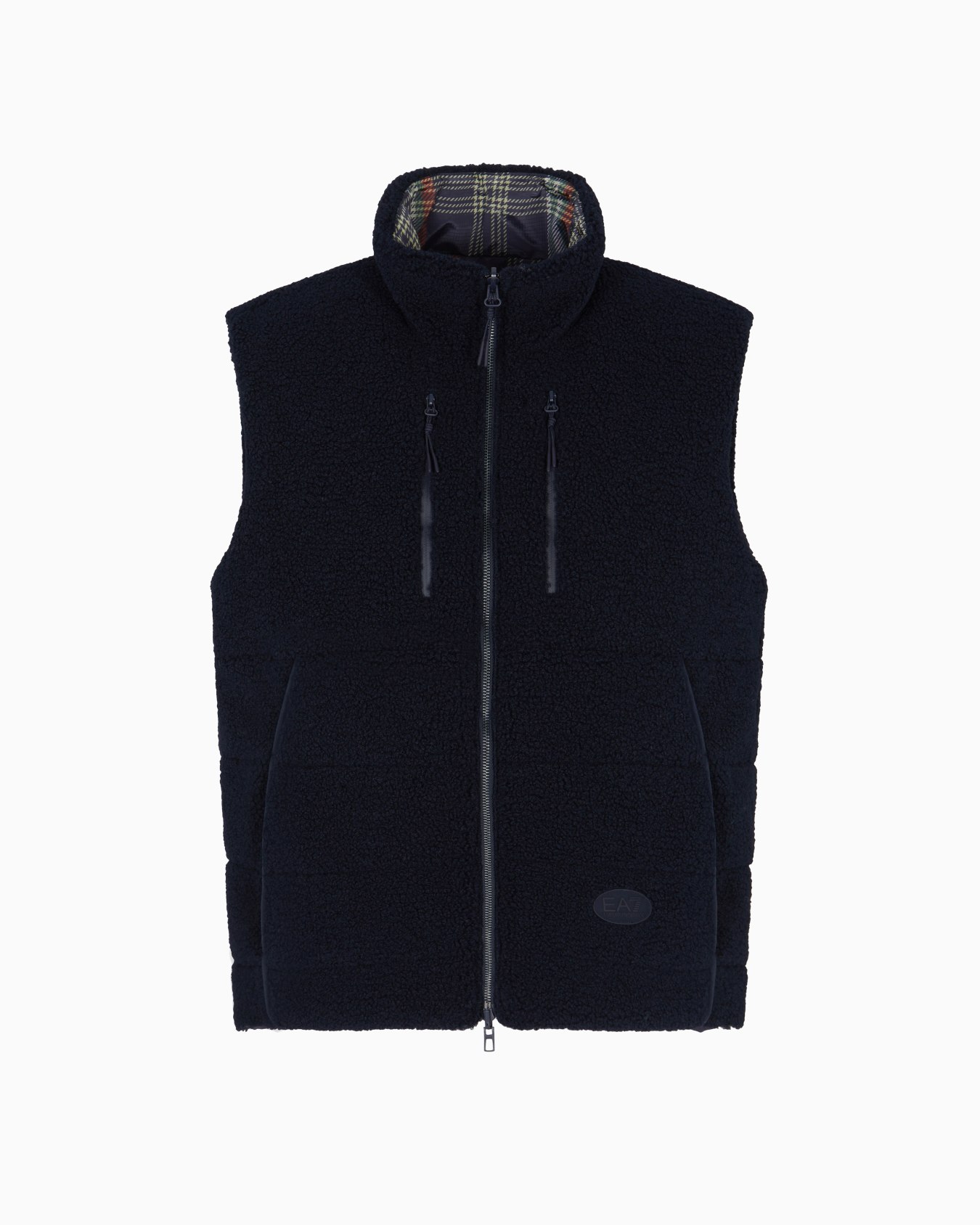 Golf Club reversible gilet in nylon and teddy-effect fabric Slide 0