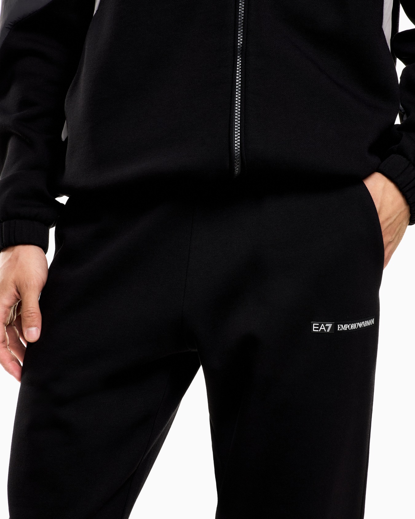 Athletic Colour Block cotton-blend tracksuit  Slide 4