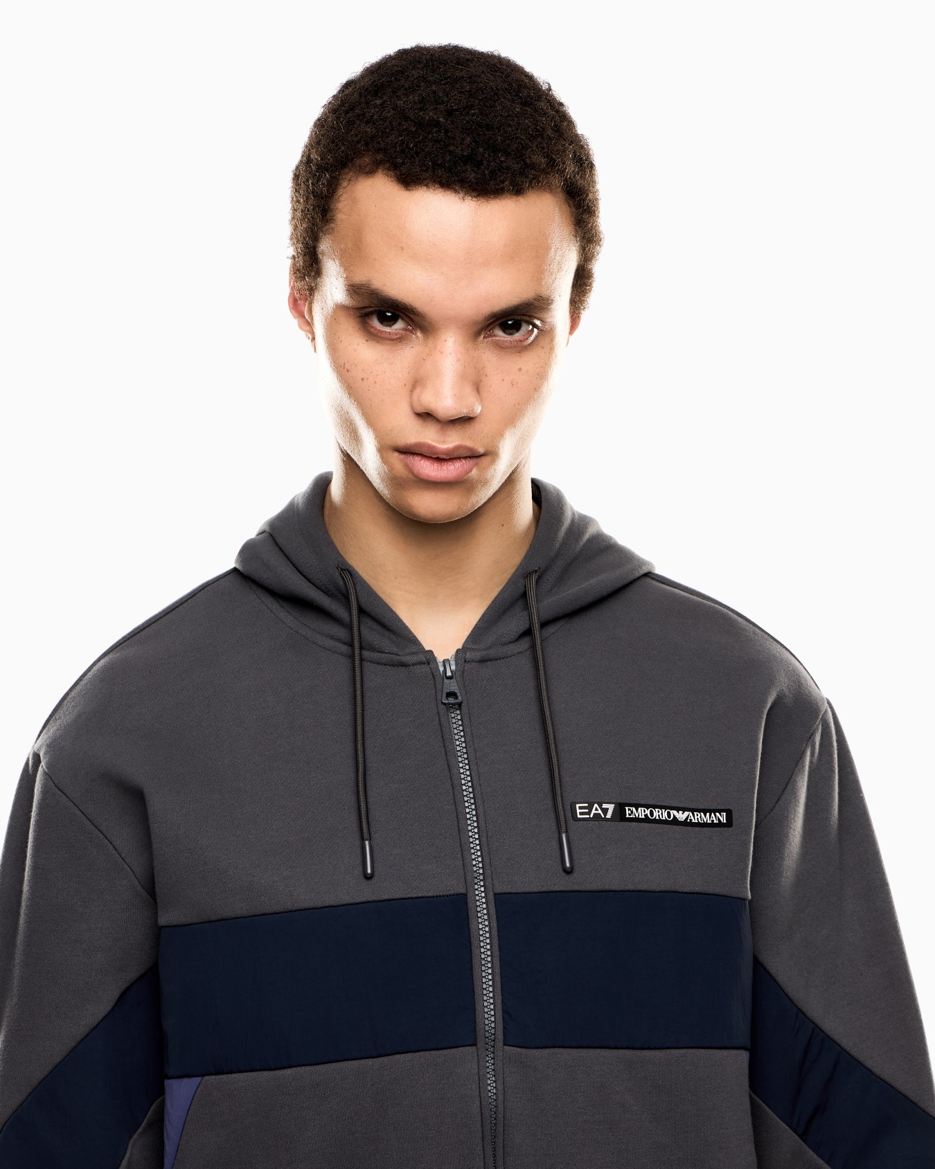 Athletic Colour Block cotton-blend tracksuit  Slide 3