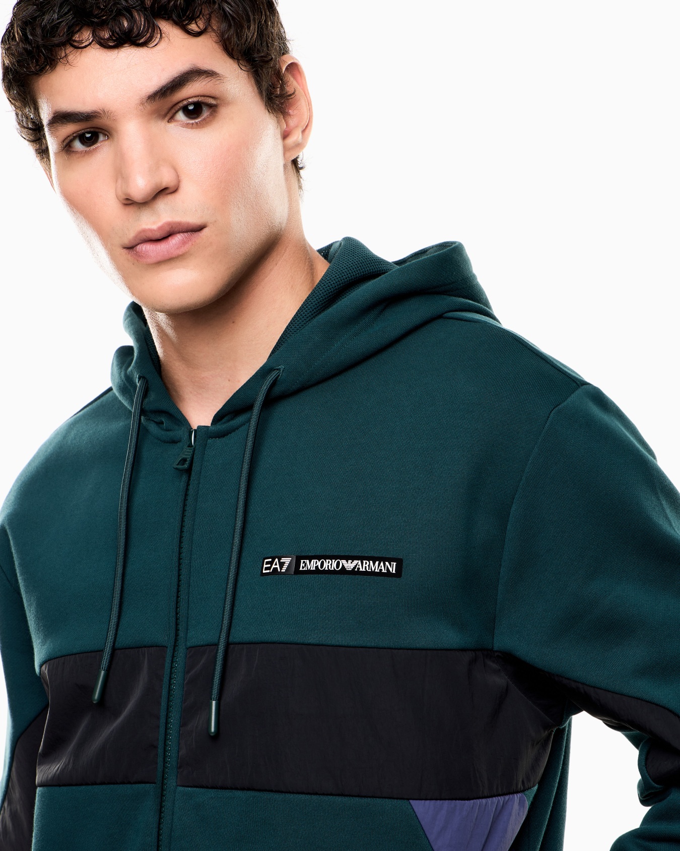 <オンライン限定>Athletic Colour Block トラックスーツ コットン混  スライドする 3