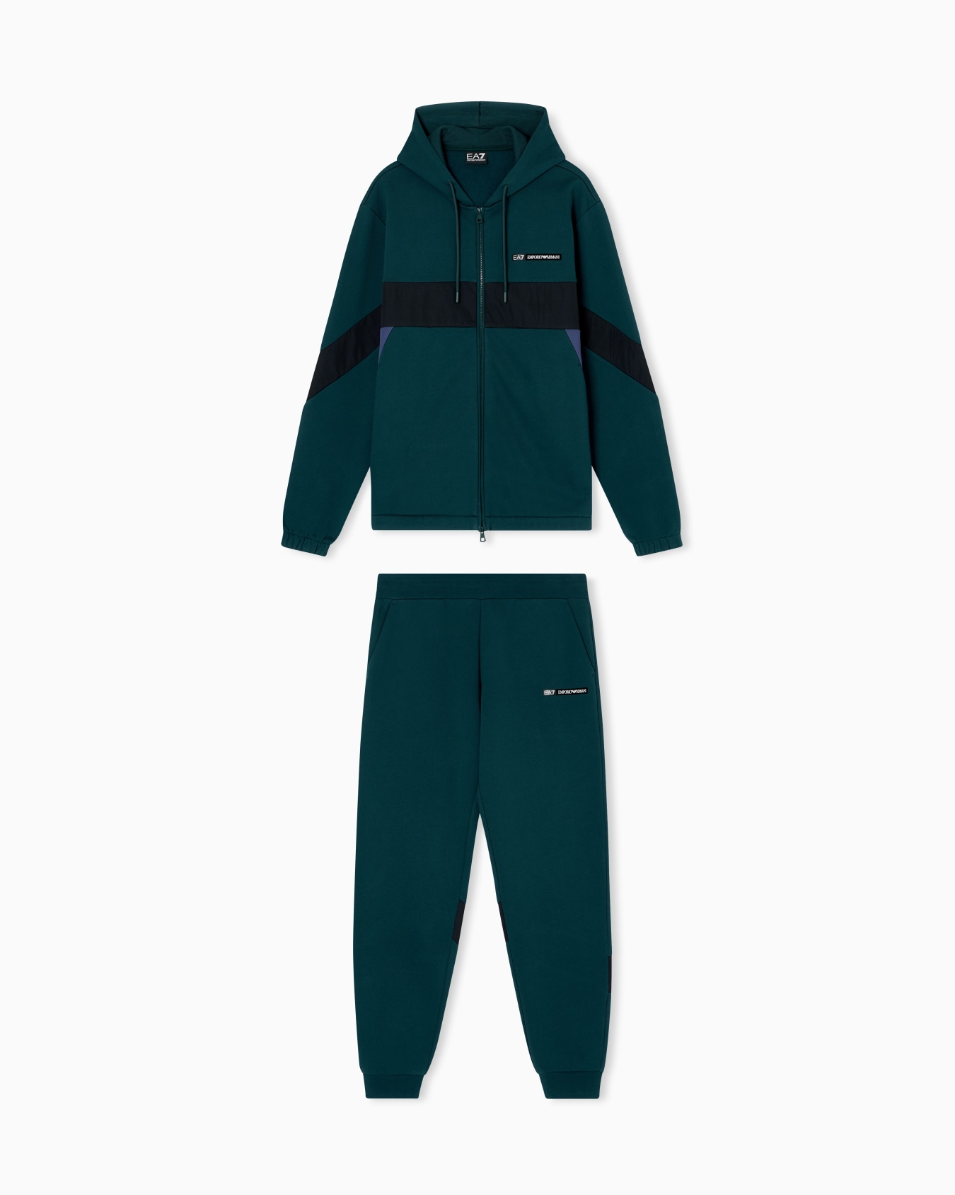 <オンライン限定>Athletic Colour Block トラックスーツ コットン混  スライドする 0