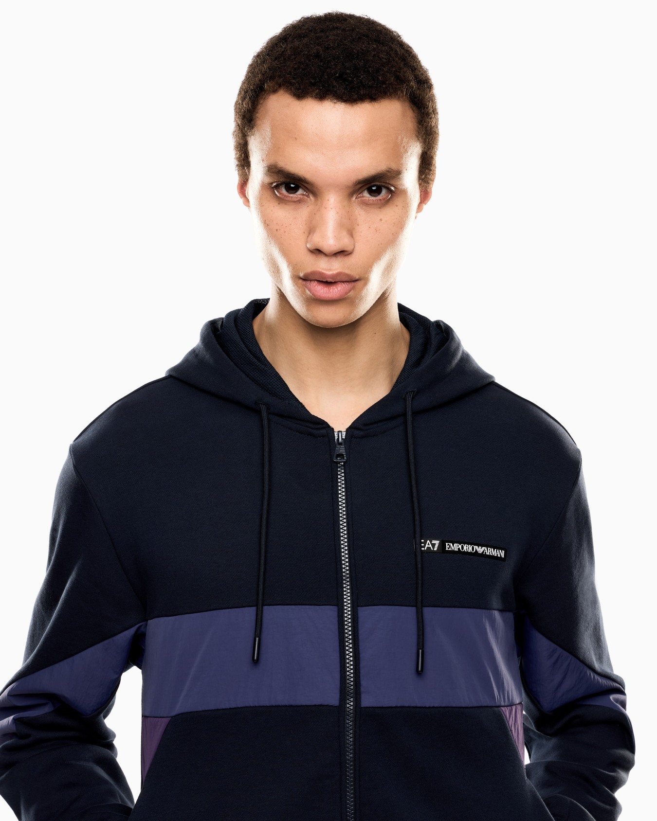Athletic Colour Block cotton-blend tracksuit  Slide 3