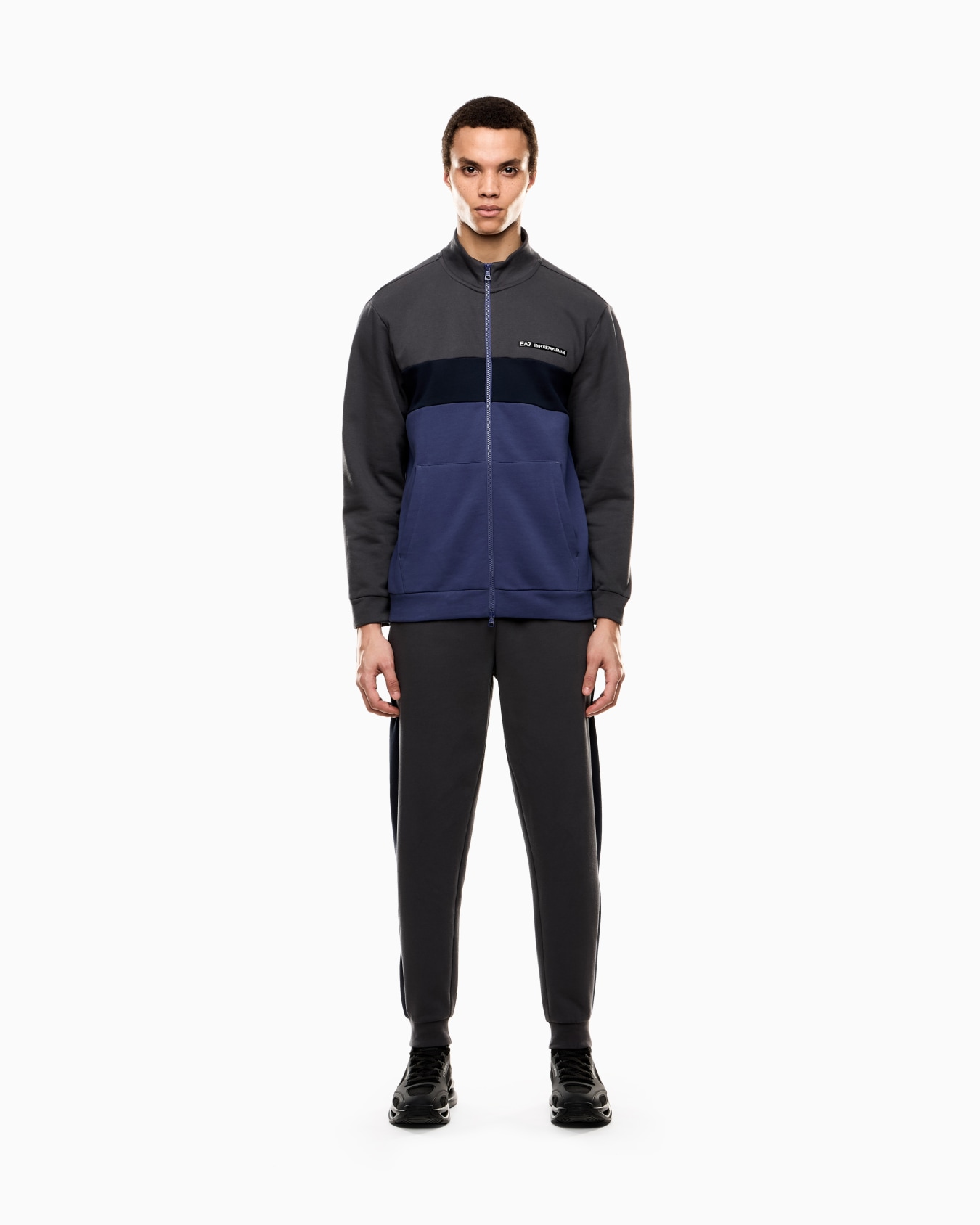 ASV Athletic Colour Block Trainingsanzug einer Bio-Baumwollmischung Folie 1