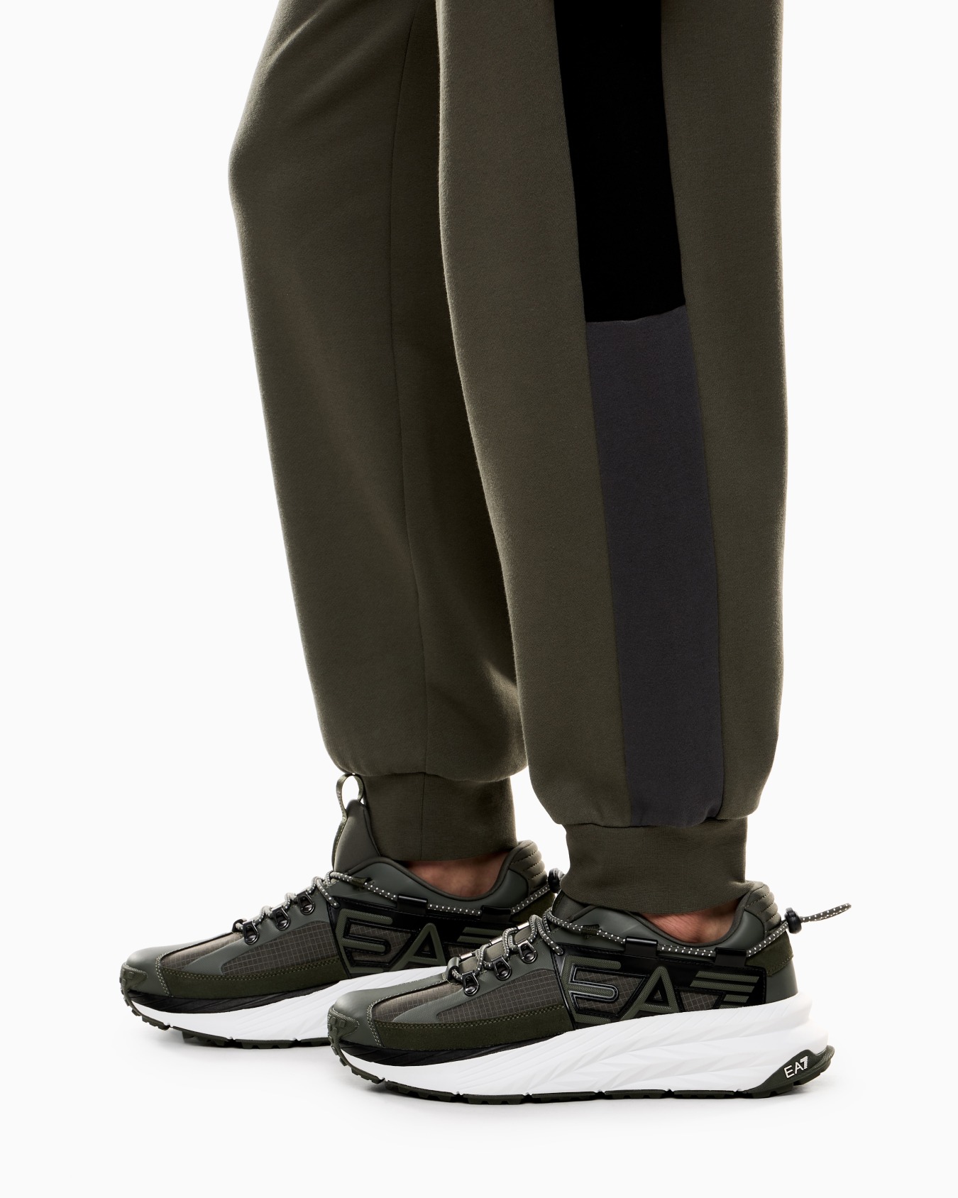 ASV Athletic Colour Block joggers in an organic cotton blend Slide 4