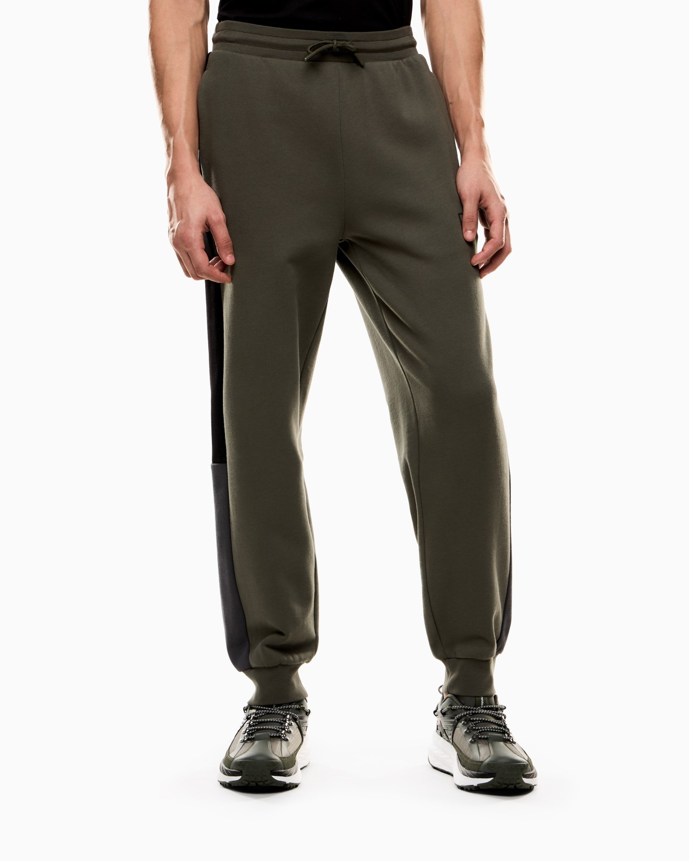 ASV Athletic Colour Block joggers in an organic cotton blend Slide 3