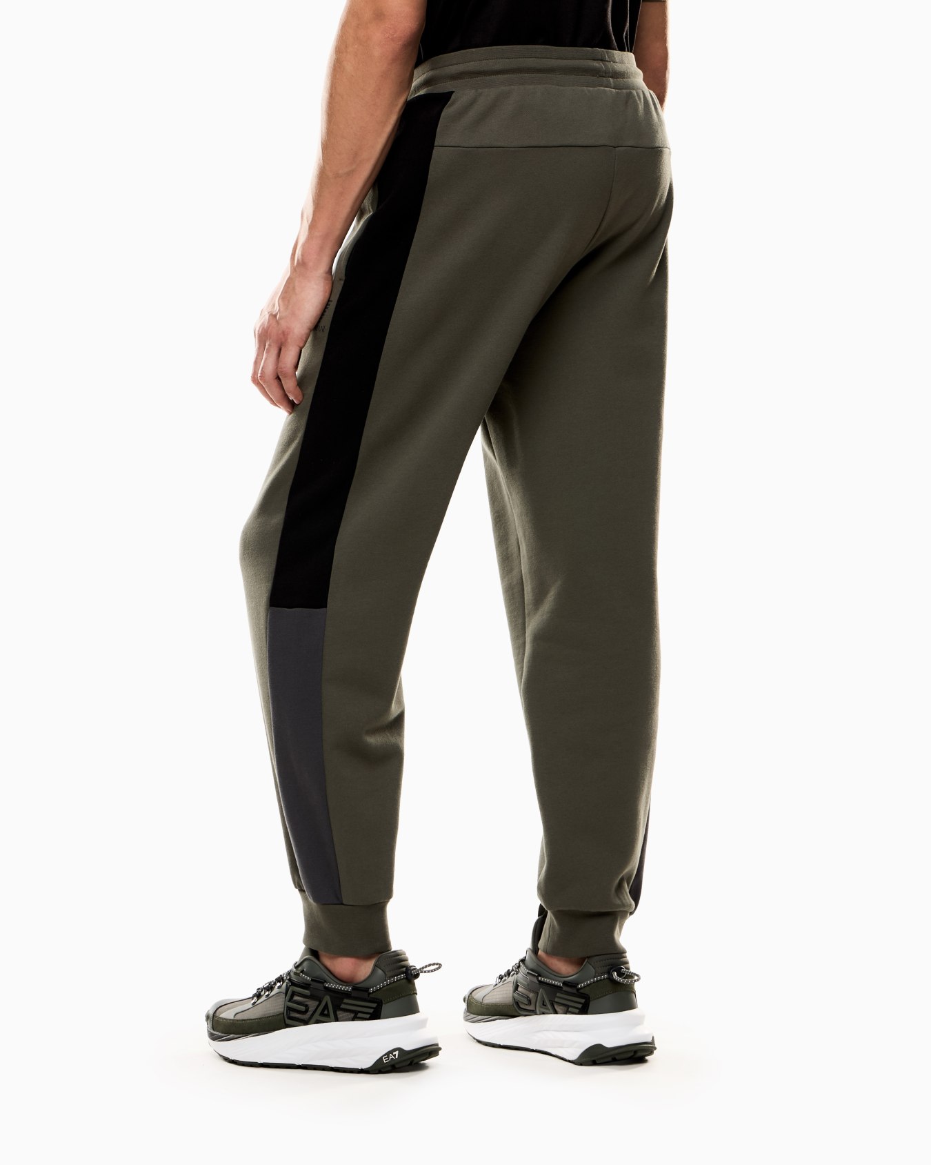 ASV Athletic Colour Block joggers in an organic cotton blend Slide 2