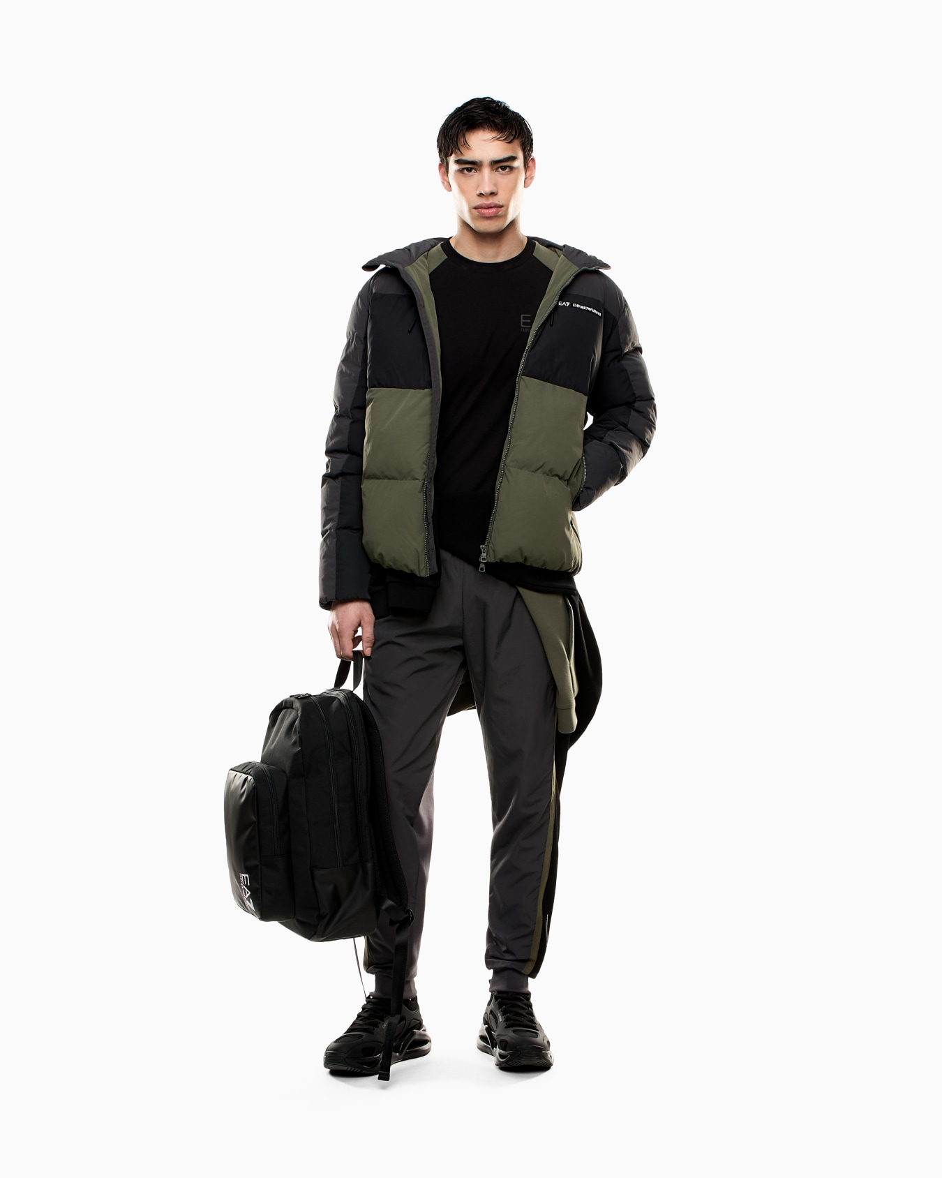 Athletic Colour Block ジャケット ナイロン スライドする 1