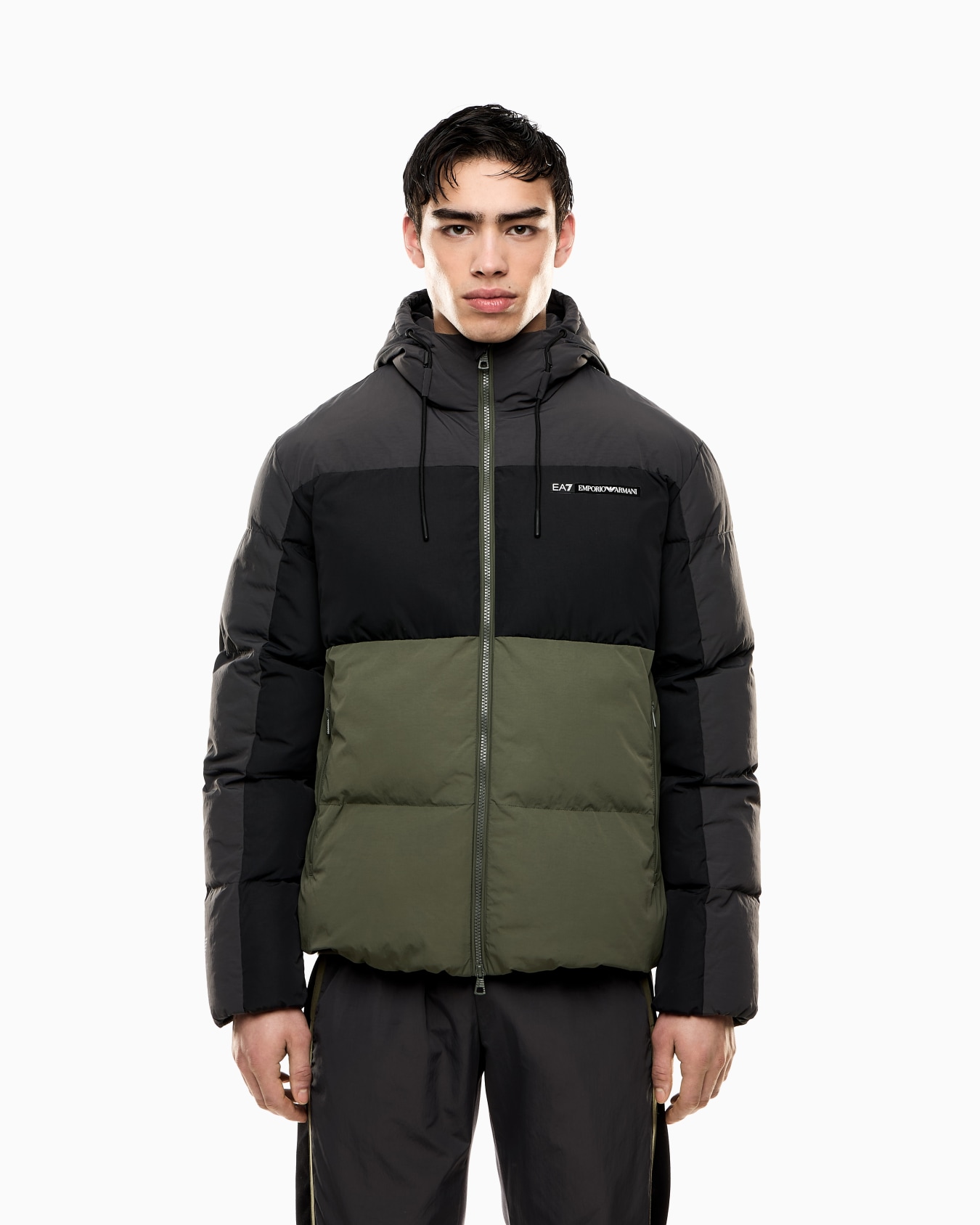 Athletic Colour Block ジャケット ナイロン スライドする 3