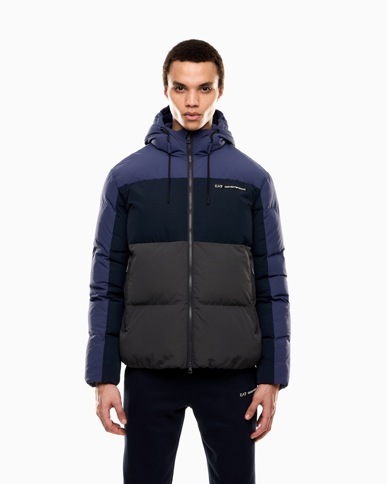 Chaqueta de nailon Athletic Colour Block Diapositiva 3