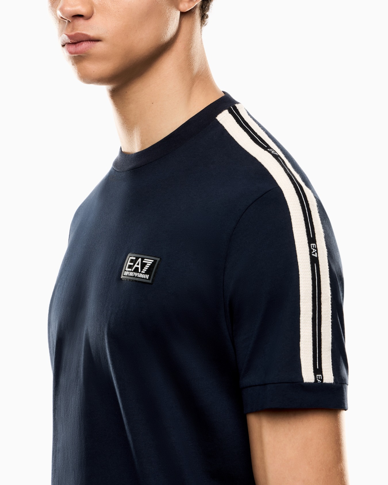 Logo Series T-Shirt aus Baumwoll-Jersey Folie 4