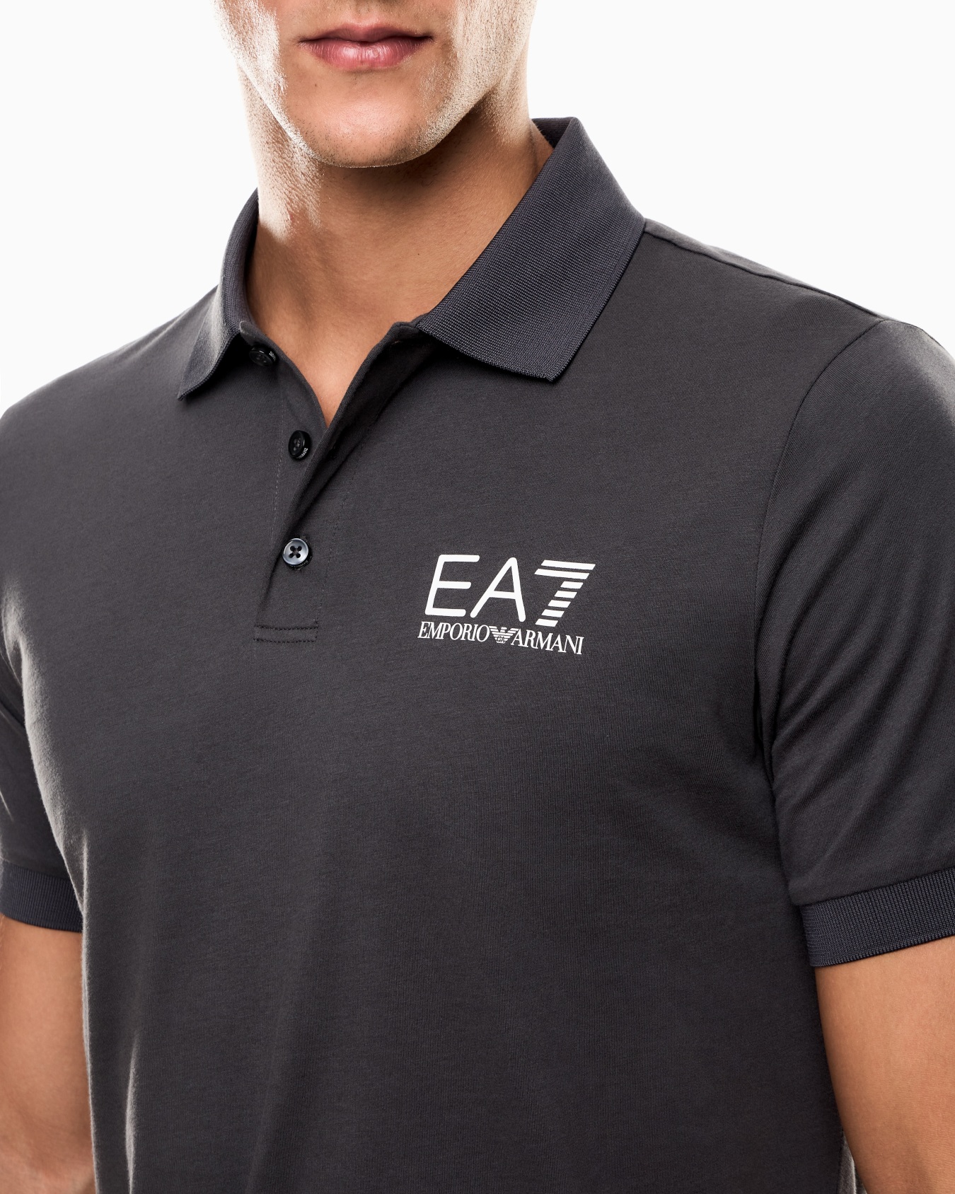 7 Lines cotton-blend jersey polo shirt  Slide 4