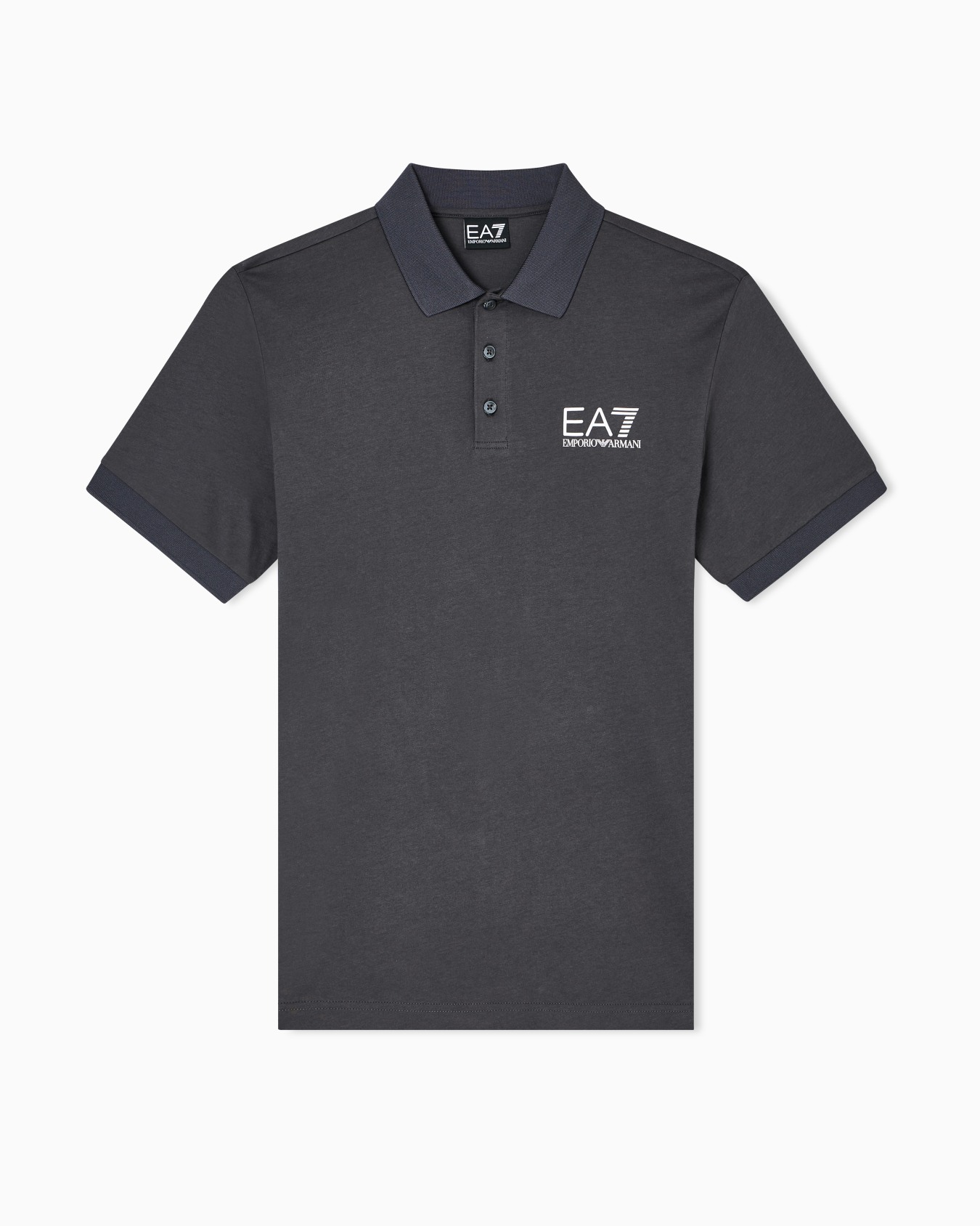 7 Lines cotton-blend jersey polo shirt  Slide 0