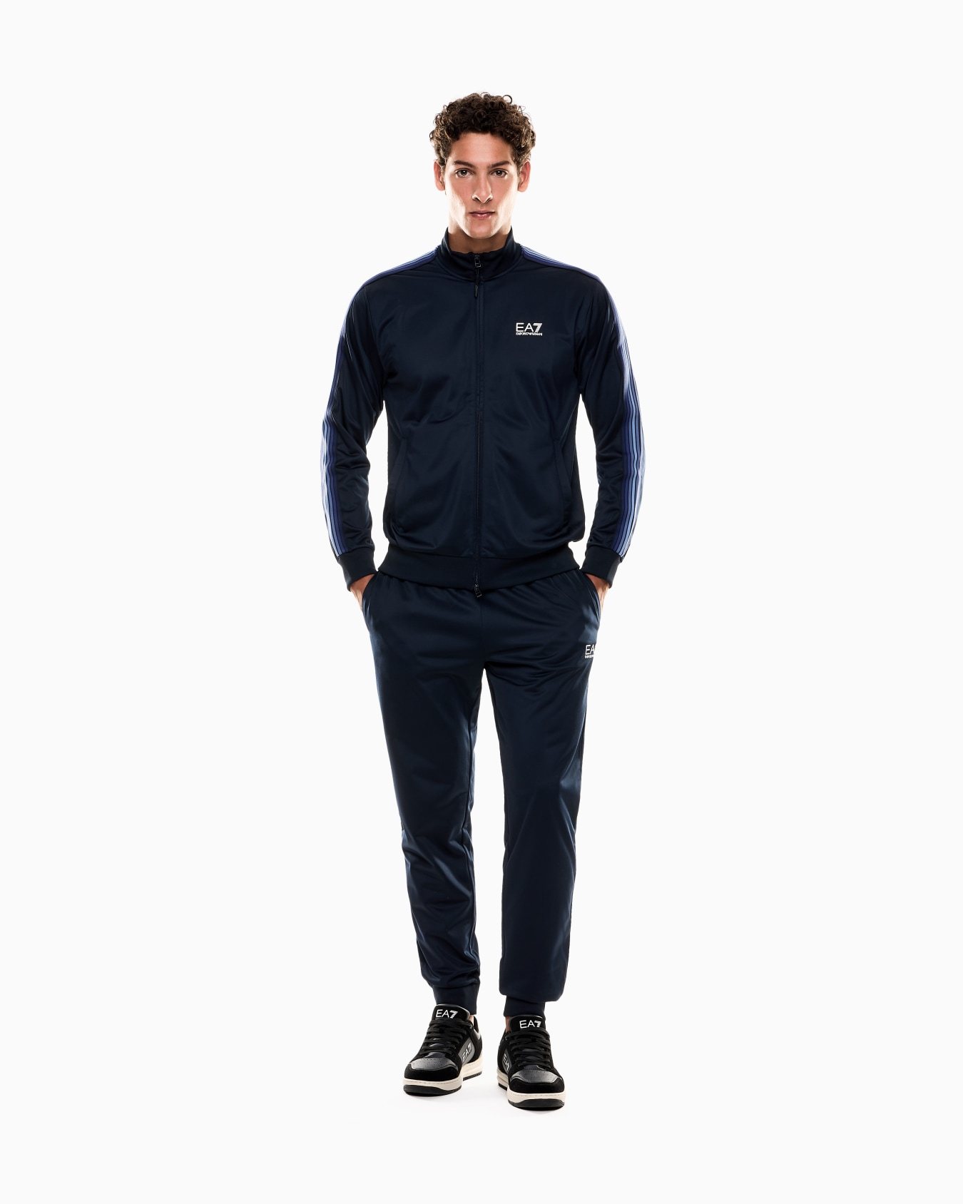 ASV 7 Lines tracksuit in recycled technical fabric Slide 1