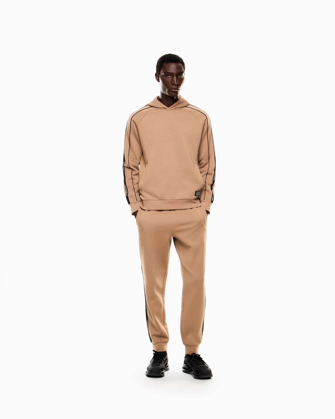 Cotton-blend hooded Logo Series sweatshirt Slide 1