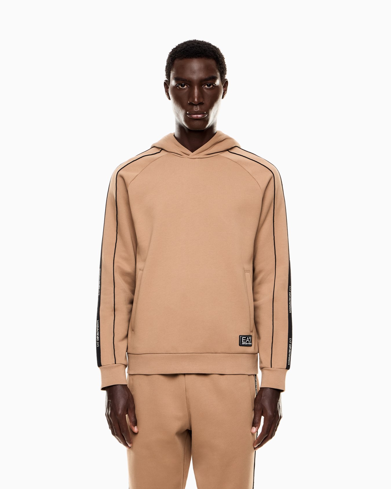 Cotton-blend hooded Logo Series sweatshirt Slide 3