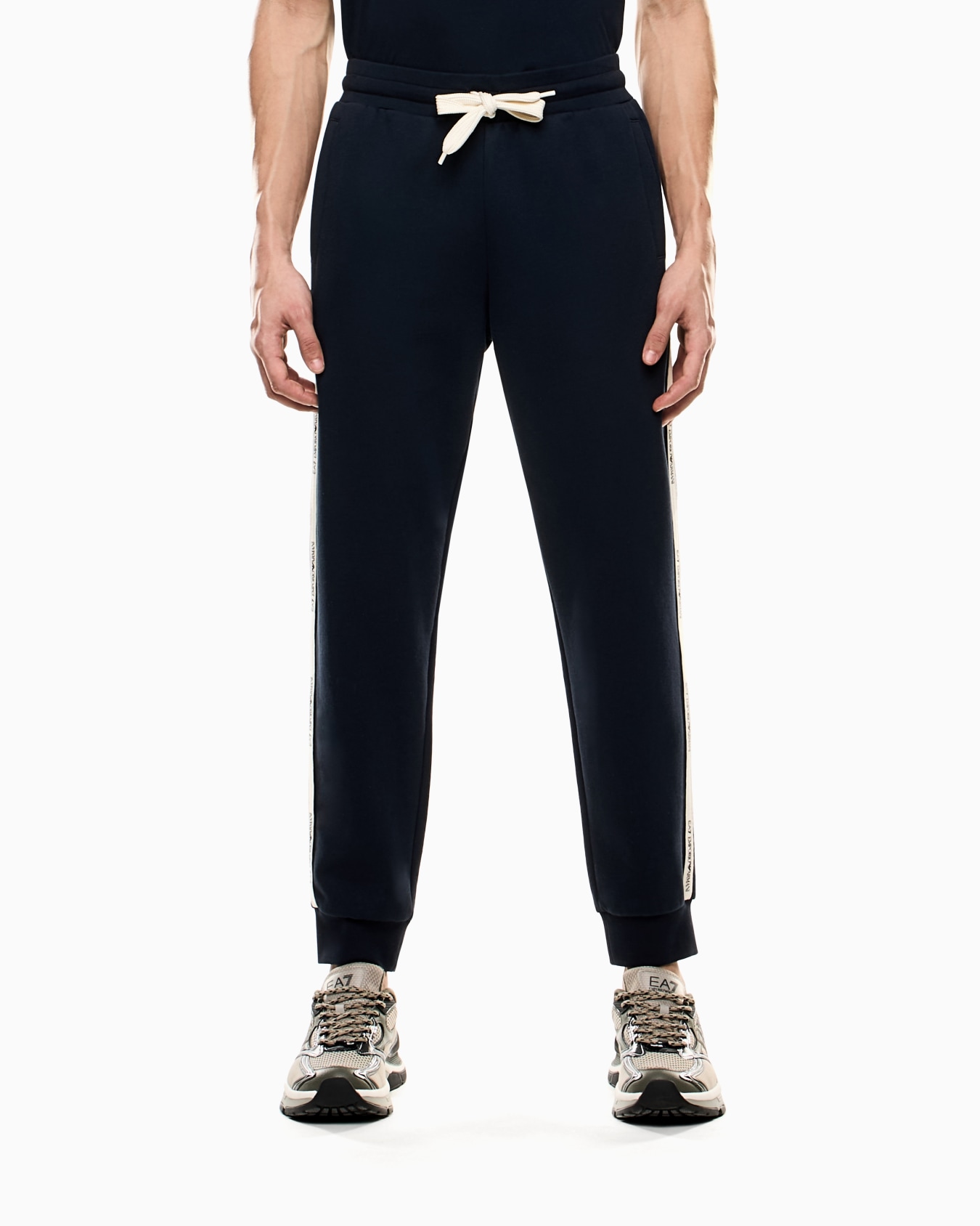 Logo Series cotton-blend joggers Slide 3