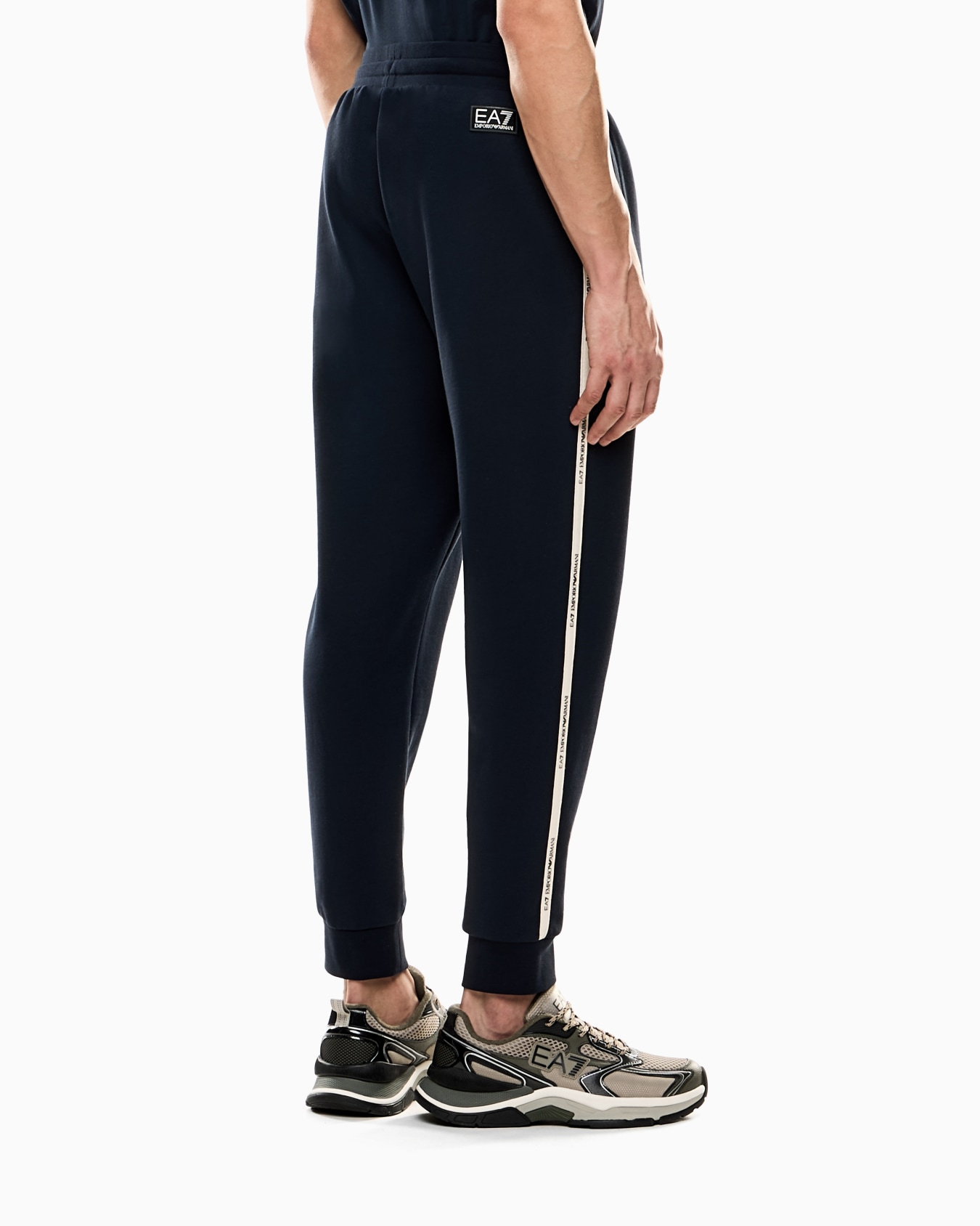 Logo Series cotton-blend joggers Slide 2