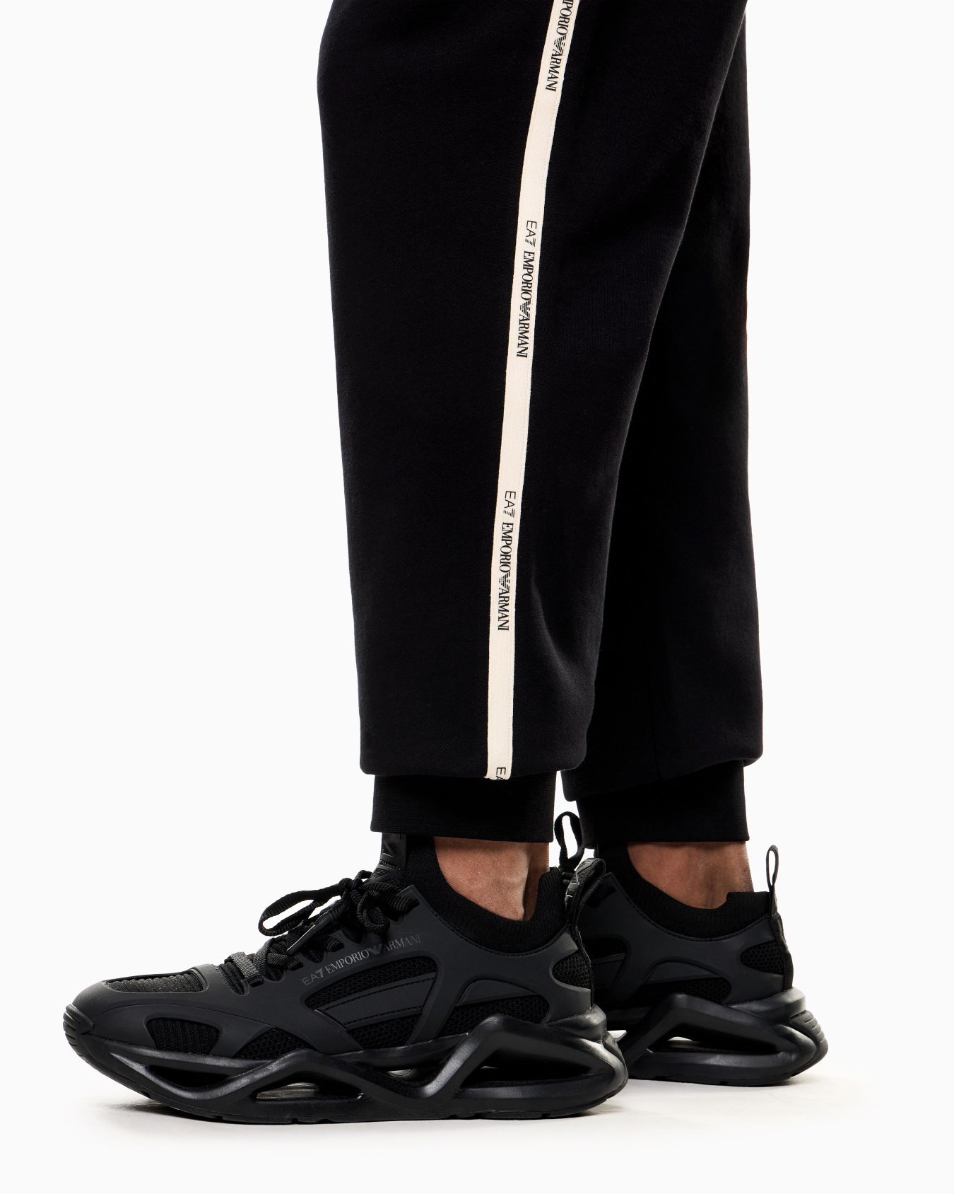 Pantalon de jogging Logo Series en mélange de coton Diapositive 4