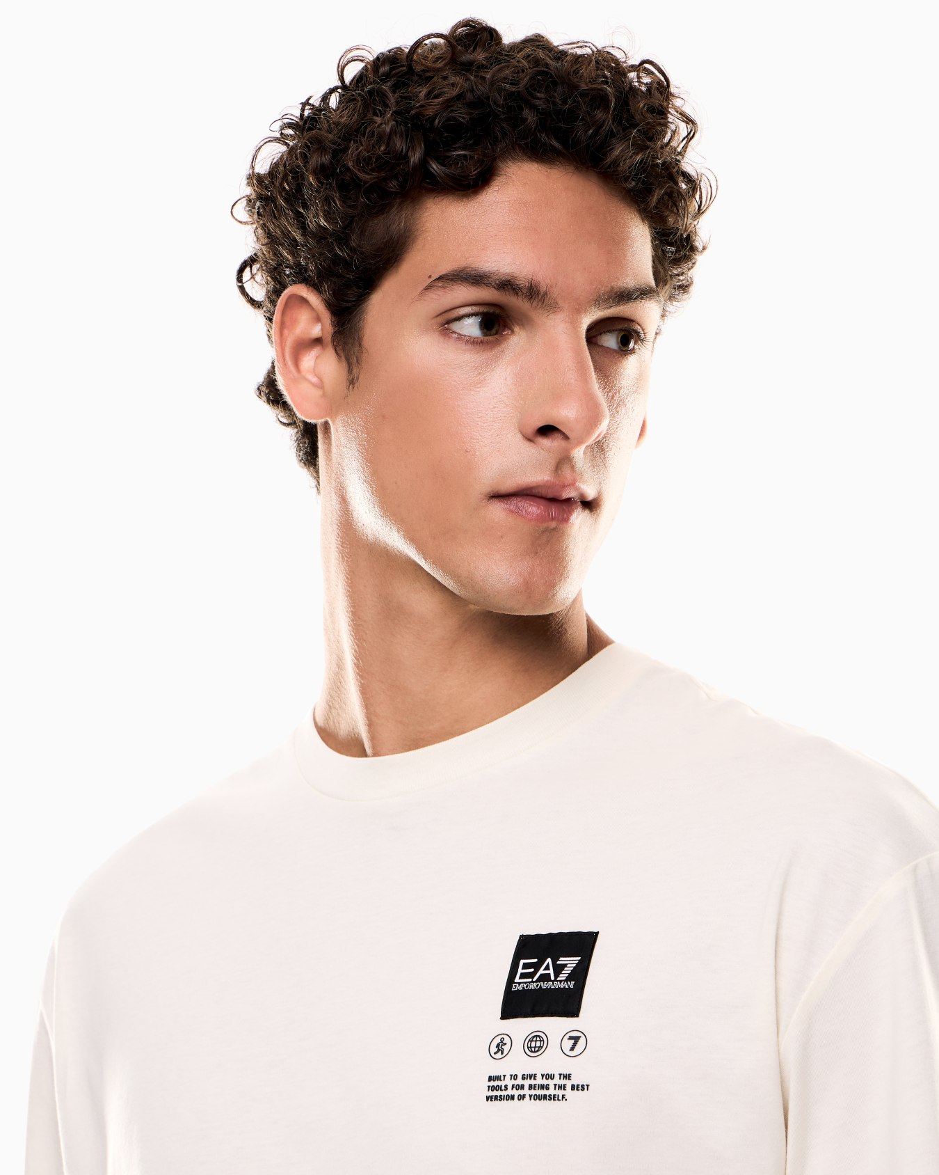 T-shirt Logo Series en jersey de coton avec imprimé Diapositive 4