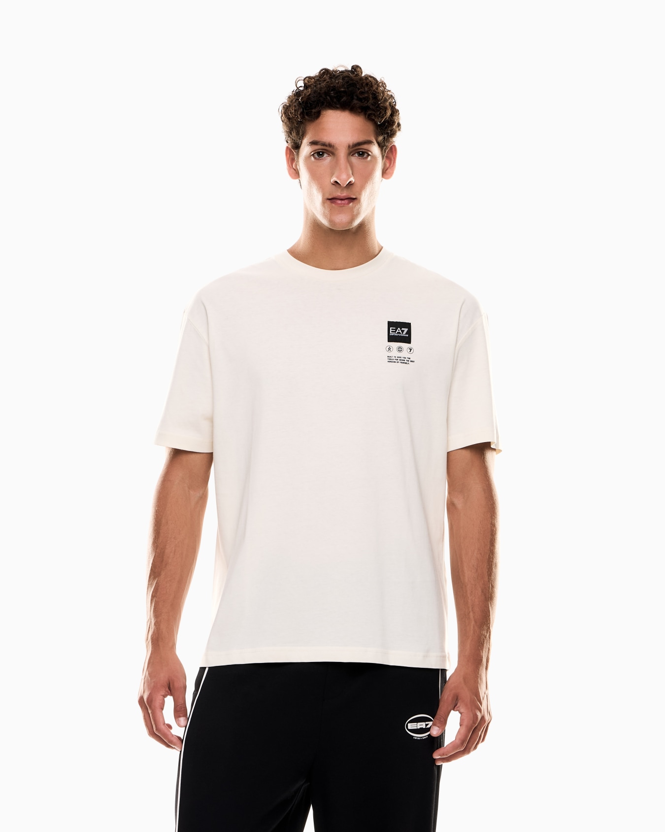 T-shirt Logo Series en jersey de coton avec imprimé Diapositive 3
