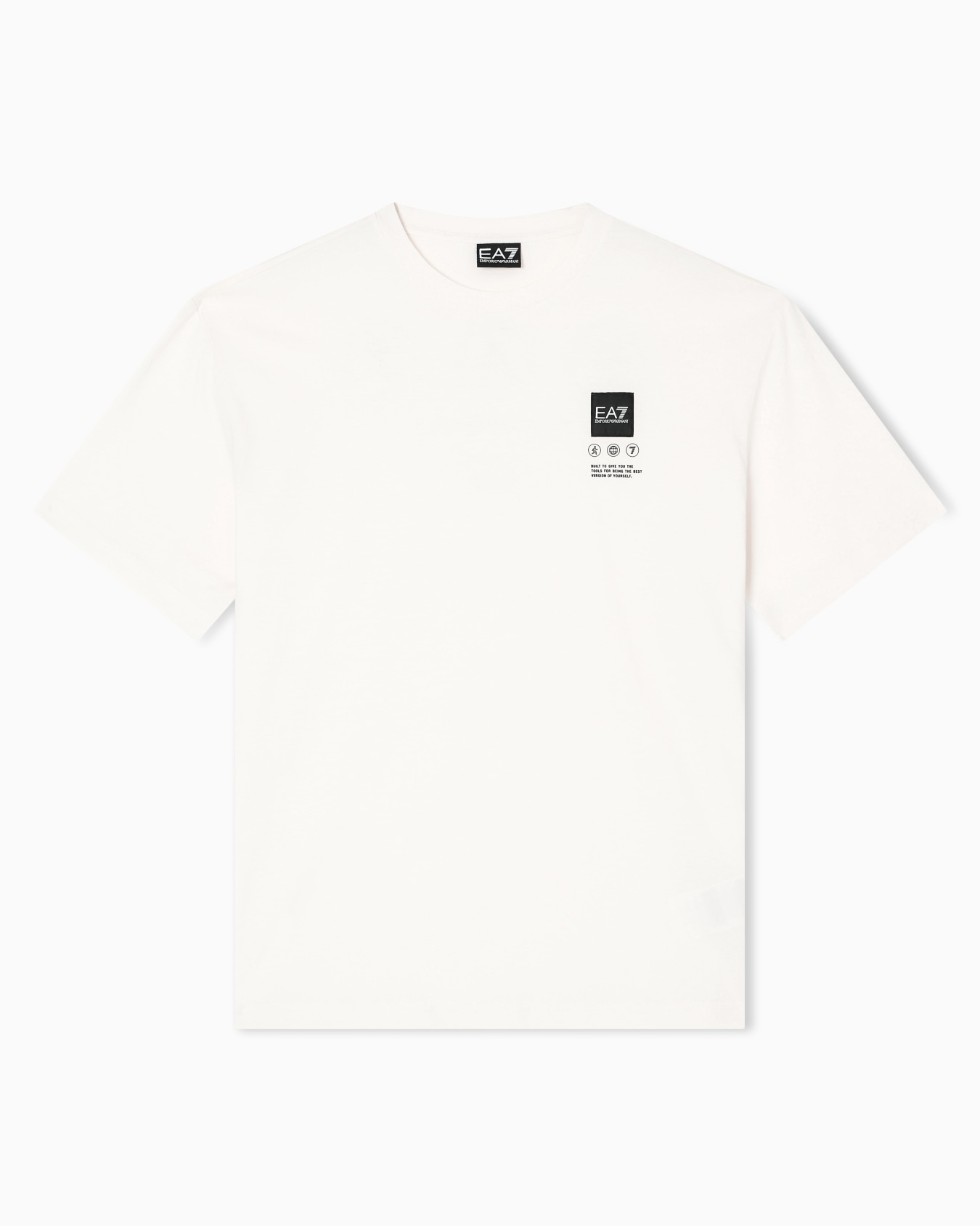 T-shirt Logo Series en jersey de coton avec imprimé Diapositive 0