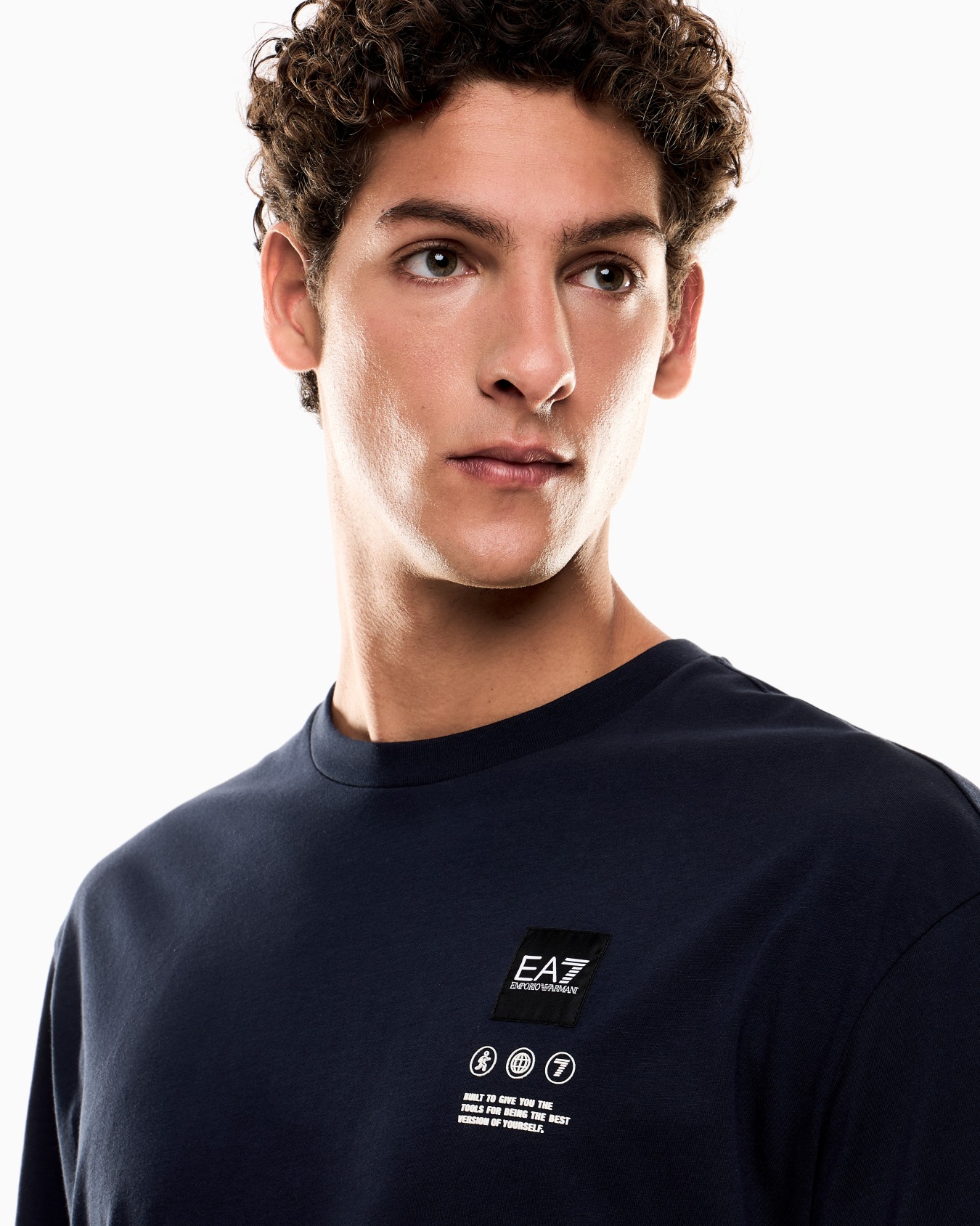 Logo-Series Jersey-T-Shirt mit Maxi-Print, gefertigt aus Baumwolle Folie 4