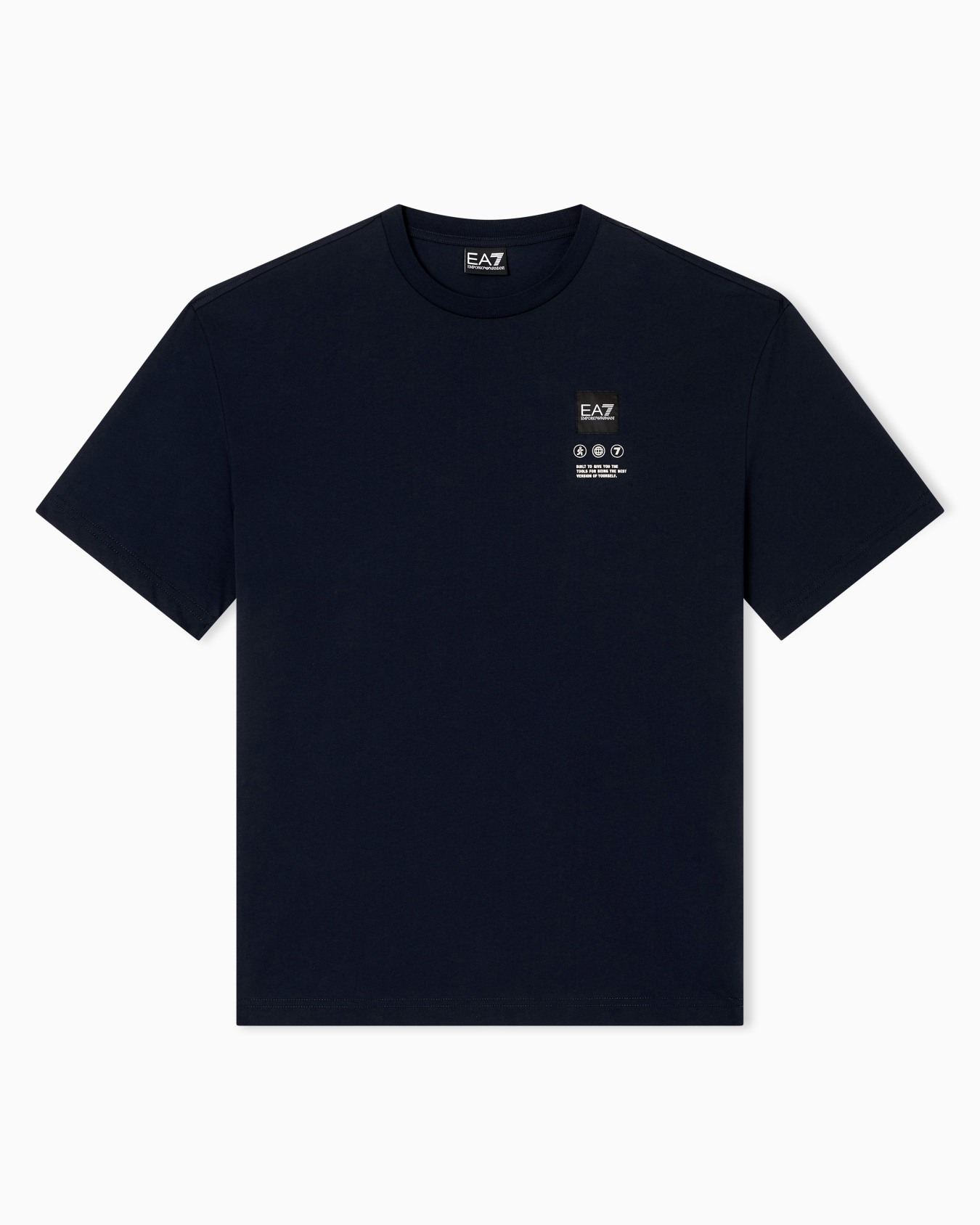Logo-Series Jersey-T-Shirt mit Maxi-Print, gefertigt aus Baumwolle Folie 0